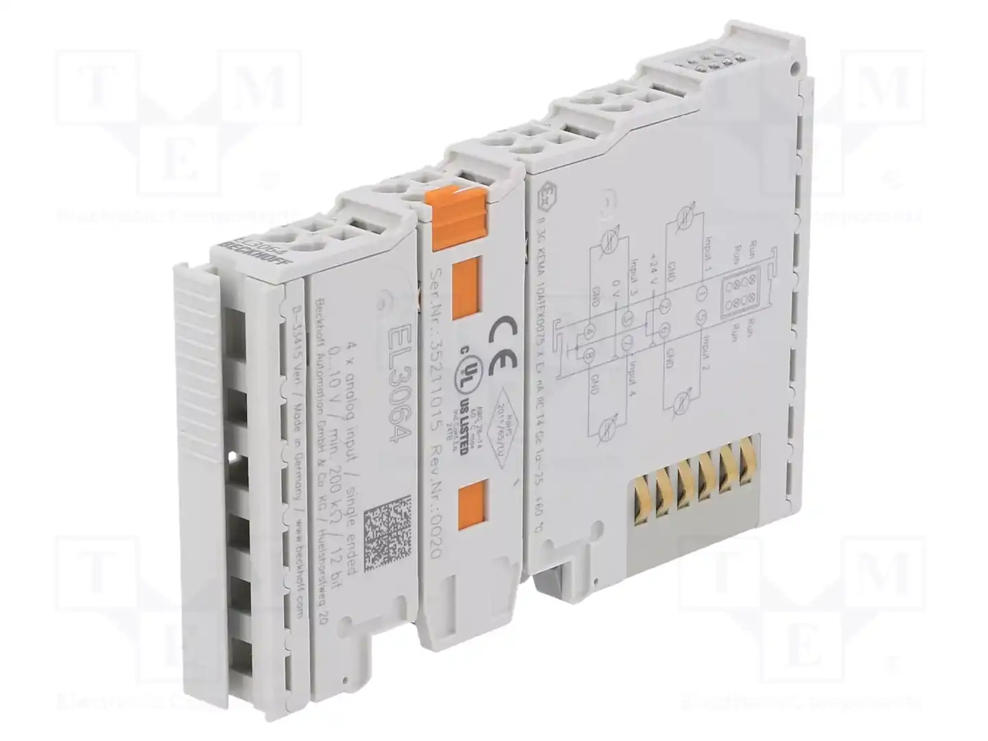 Beckhoff Automation EL3064 — Системы и модули ввода/вывода (I/O)