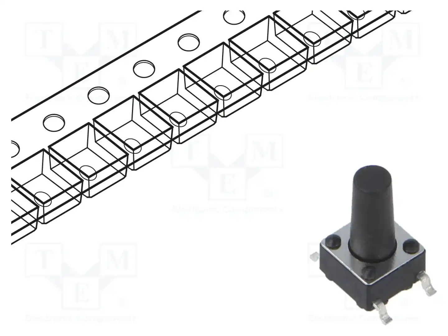 CONNFLY DS1042-03-116KKR25010 — Микропереключатели TACT