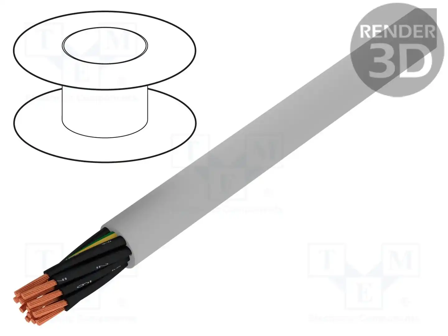 ALPHA WIRE 470125YY GE033 — Провода многожильные неекранированные