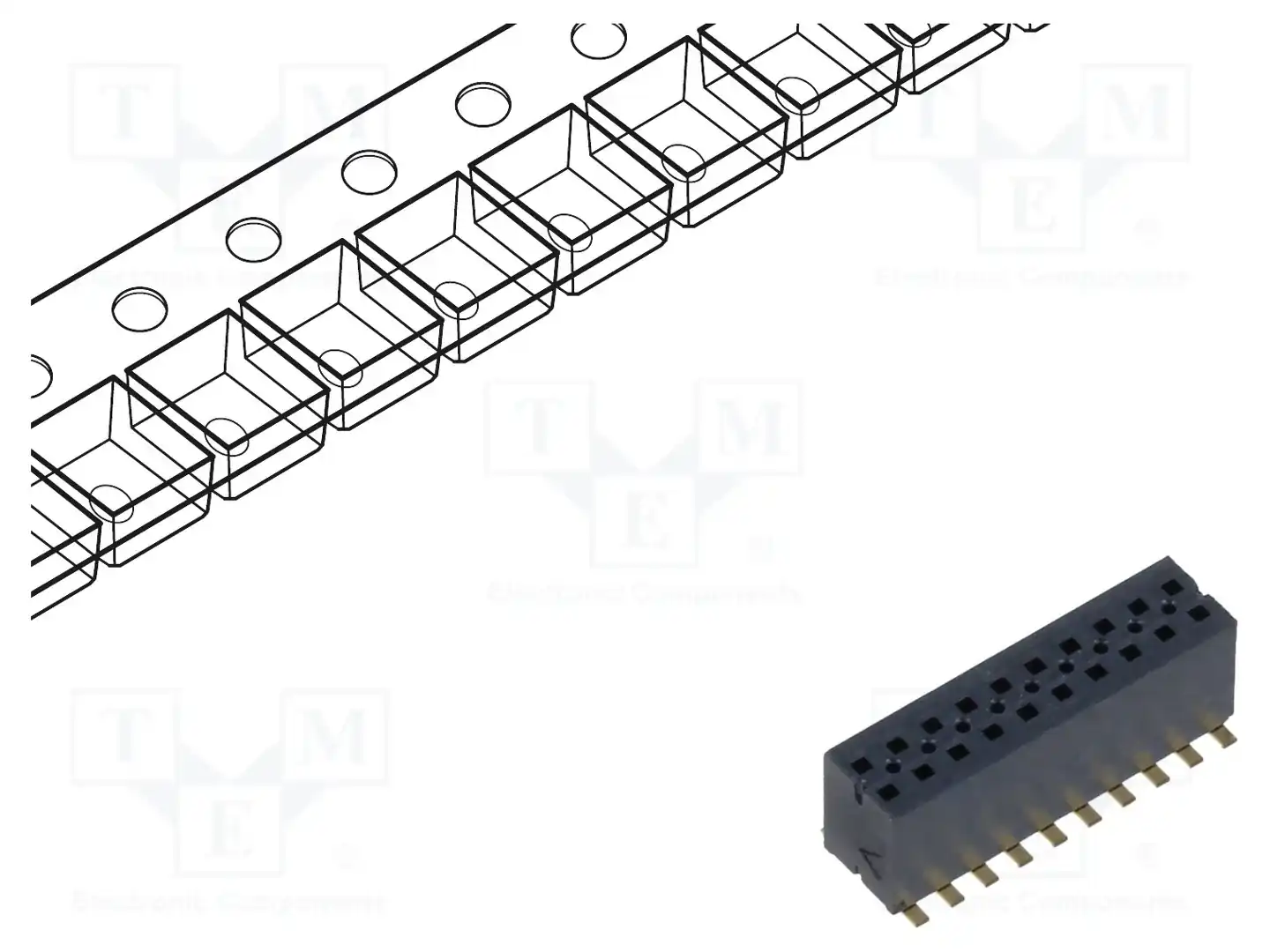 SAMTEC FLE-110-01-G-DV-K-TR — Разъeмы пластина - пластина