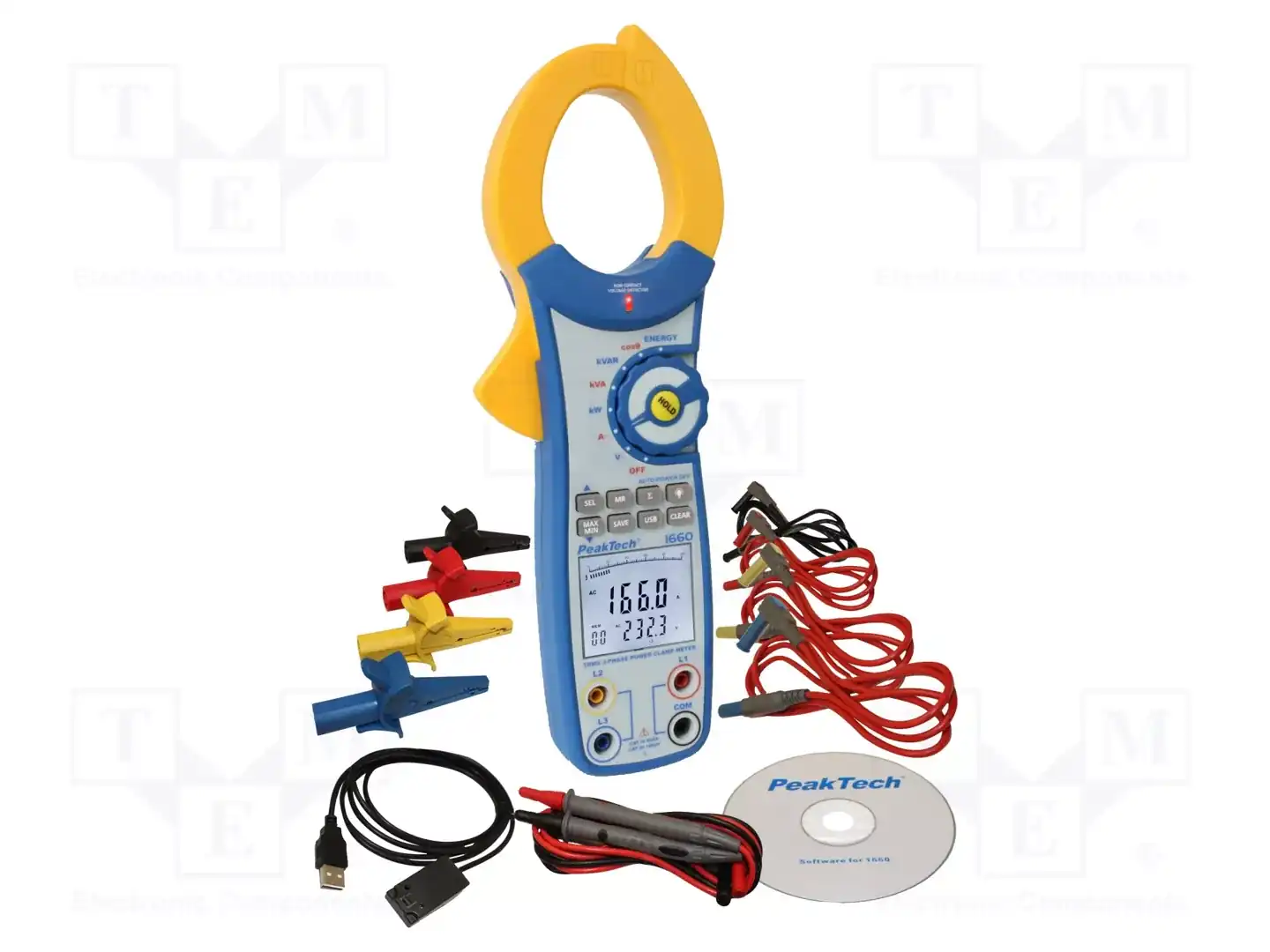 PEAKTECH P 1660 — Измерители и клещевые насадки AC/DC