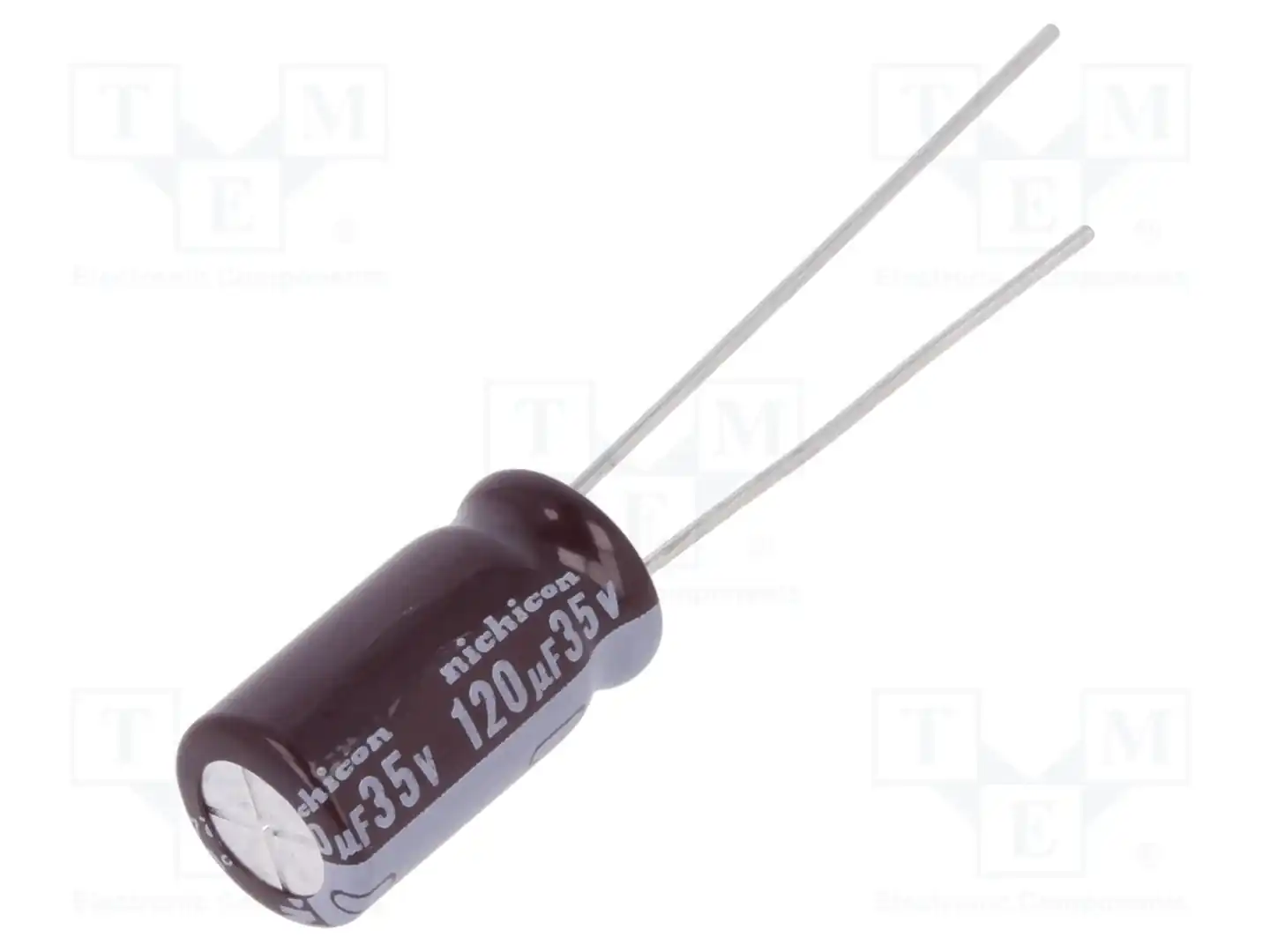 NICHICON UPM1V121MPD — Конденсаторы электролитические THT