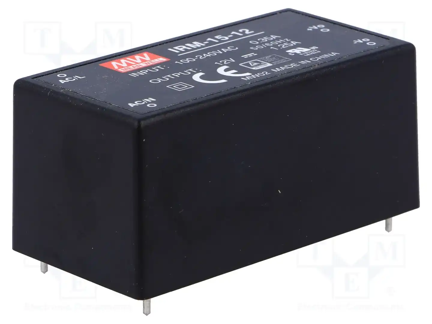 MEAN WELL IRM-15-12 — Преобразователи AC/DC для PCB