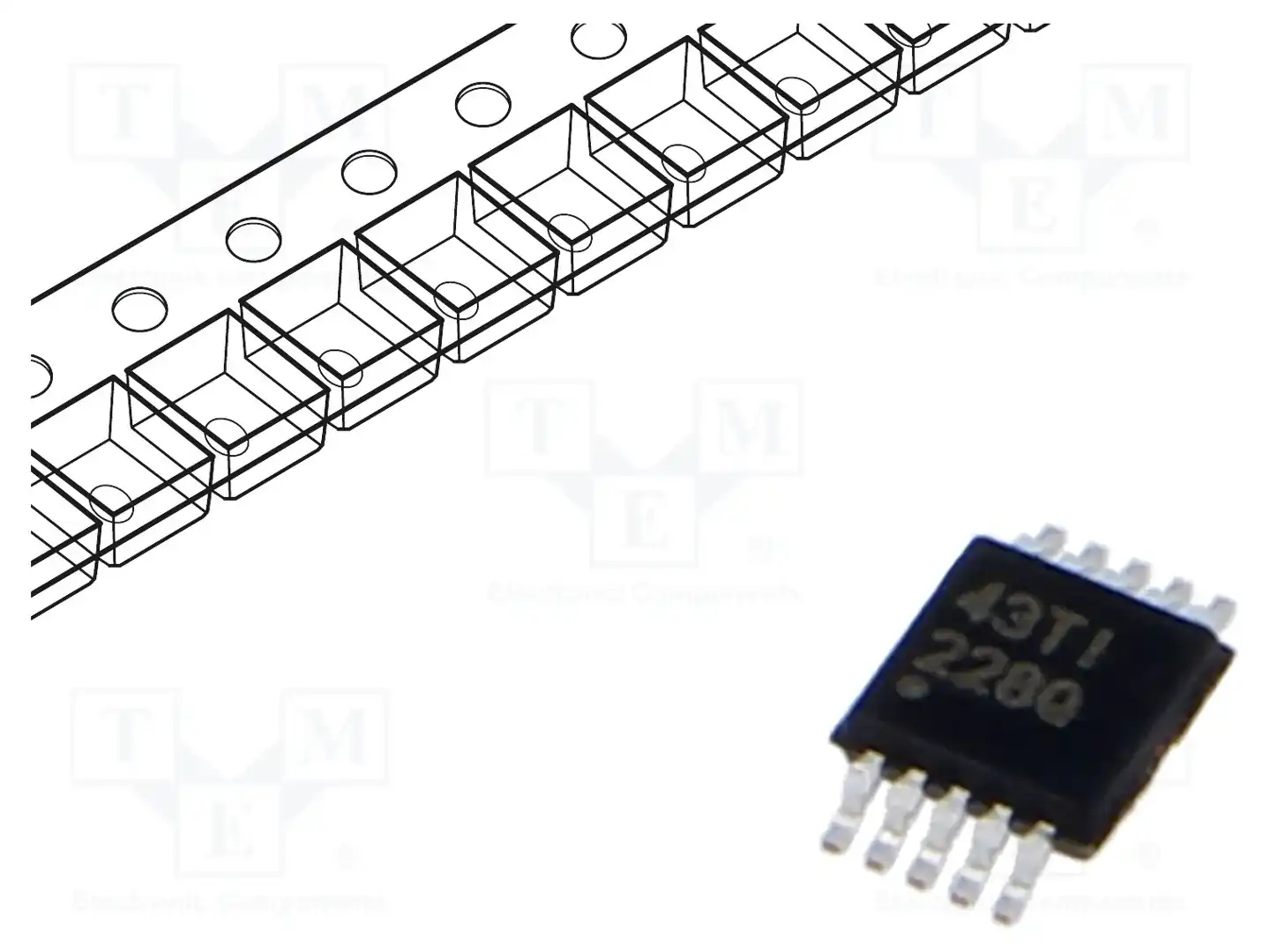 Texas Instruments INA228AQDGSRQ1 — Операционные усилители SMD