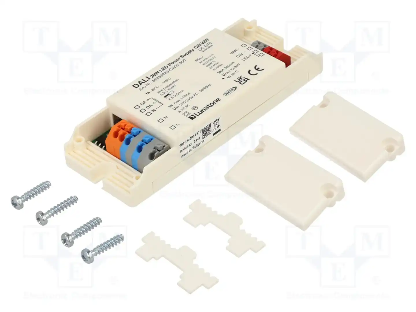 Lunatone DALI 20W 500MA LED POWER SUPPLY CW-WW — Блоки питания для LED