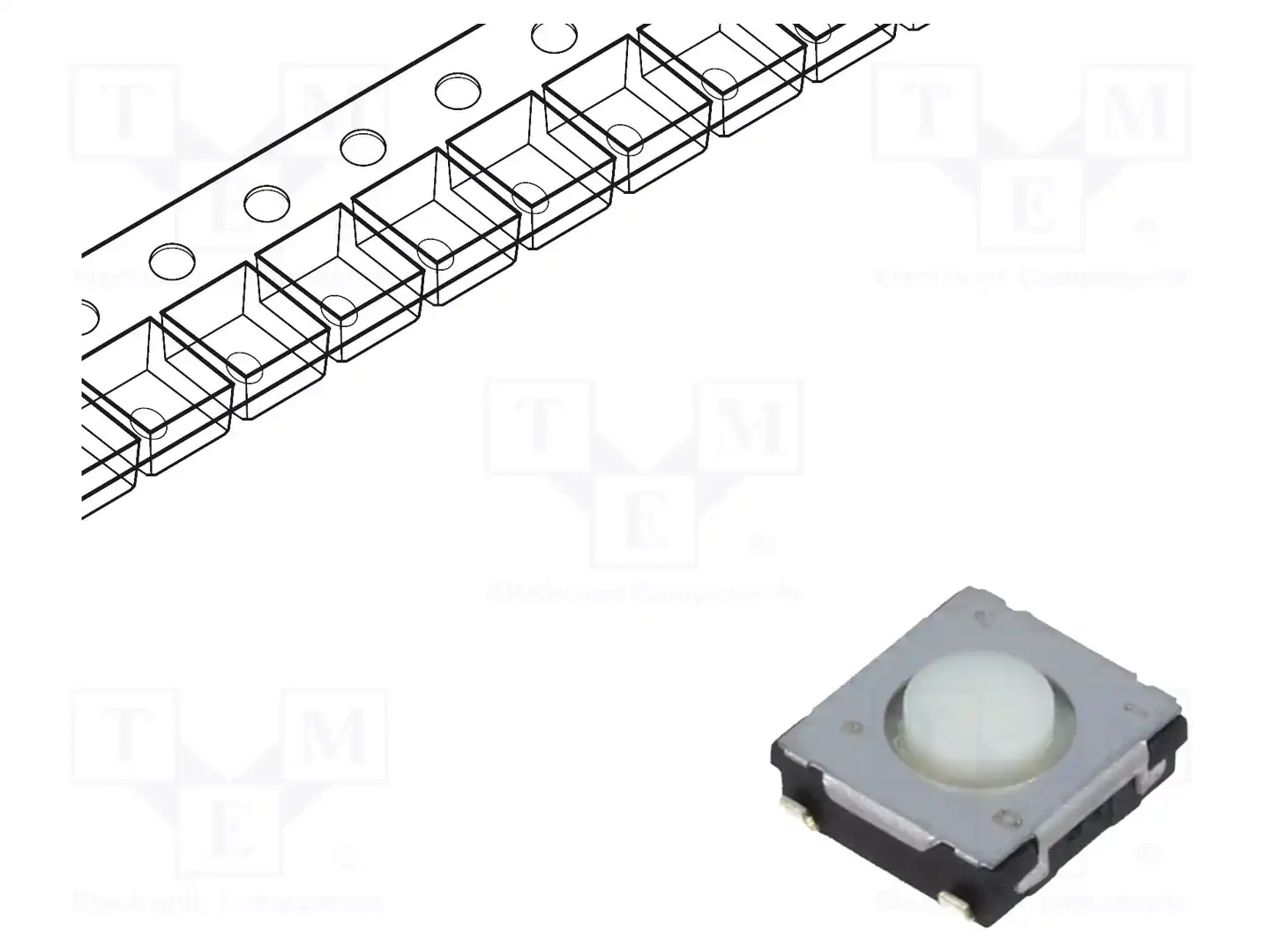 PANASONIC EVQQ2F02W — Микропереключатели TACT