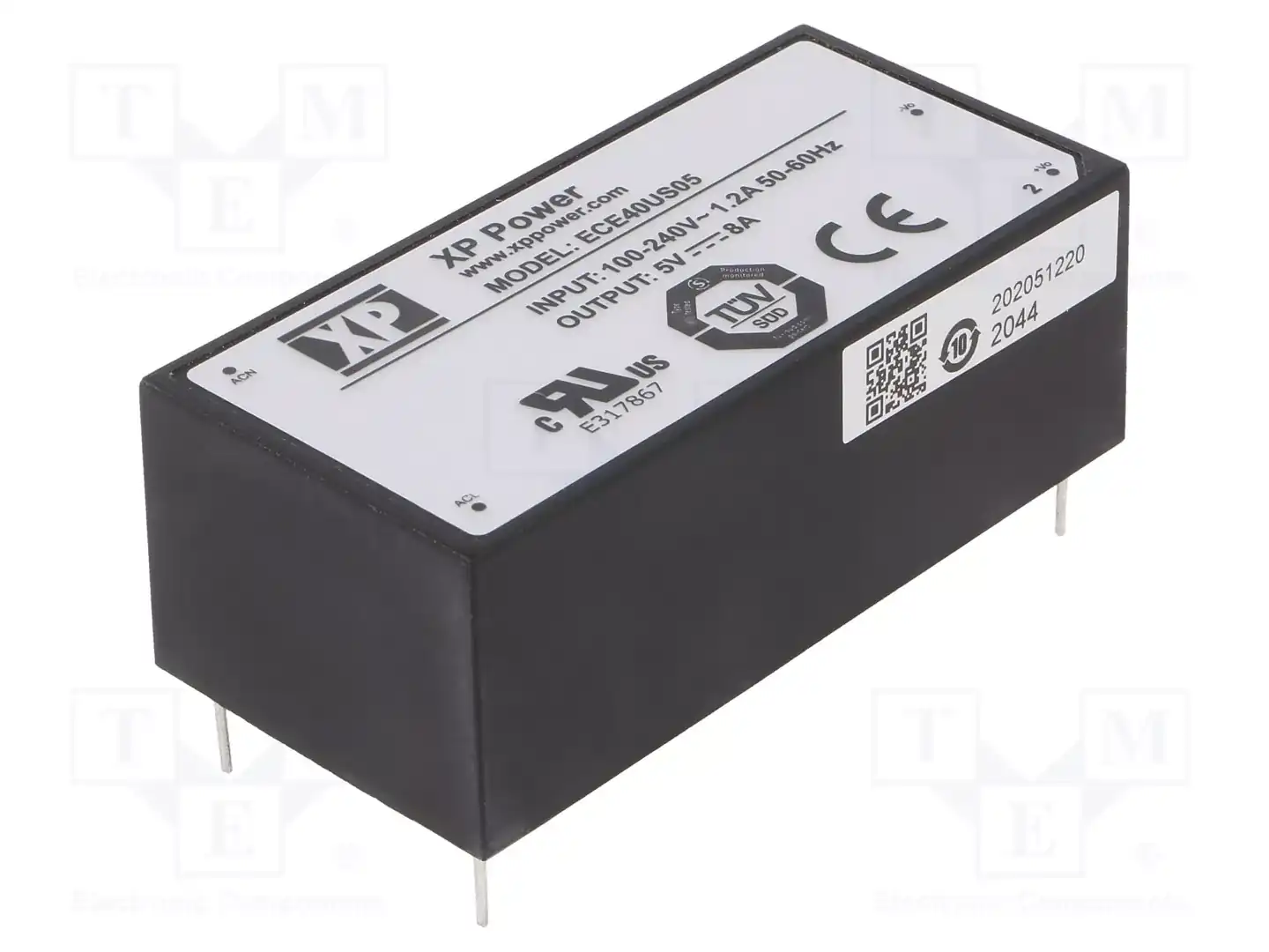 XP POWER ECE40US05 — Преобразователи AC/DC для PCB