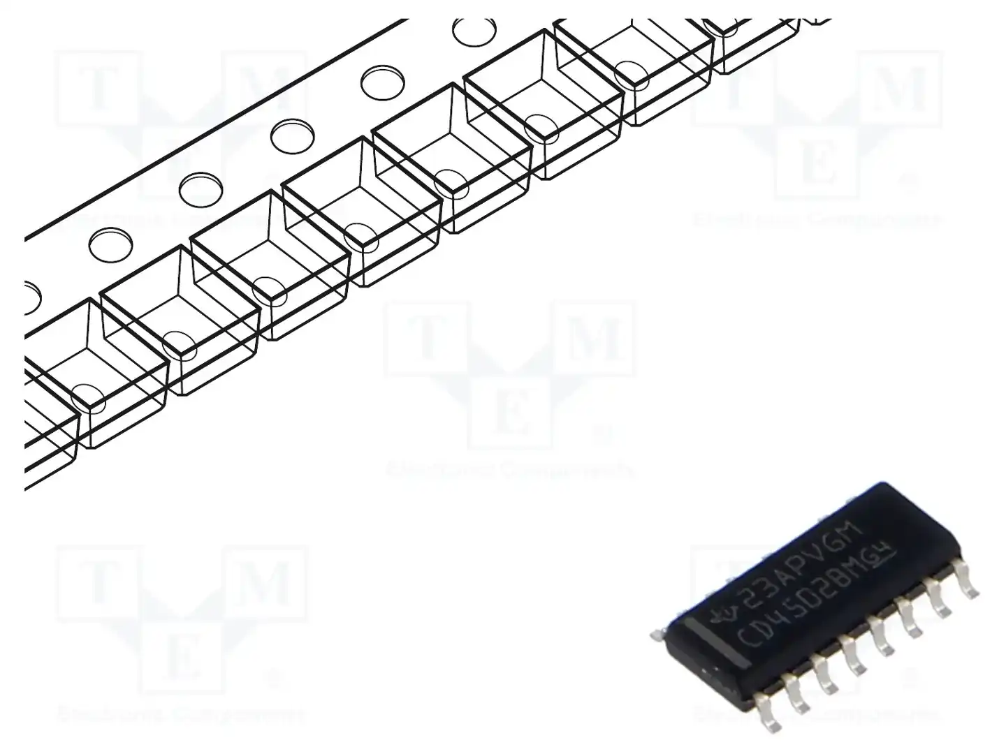 Texas Instruments CD4502BM96 — Буферы, передатчики, контроллеры
