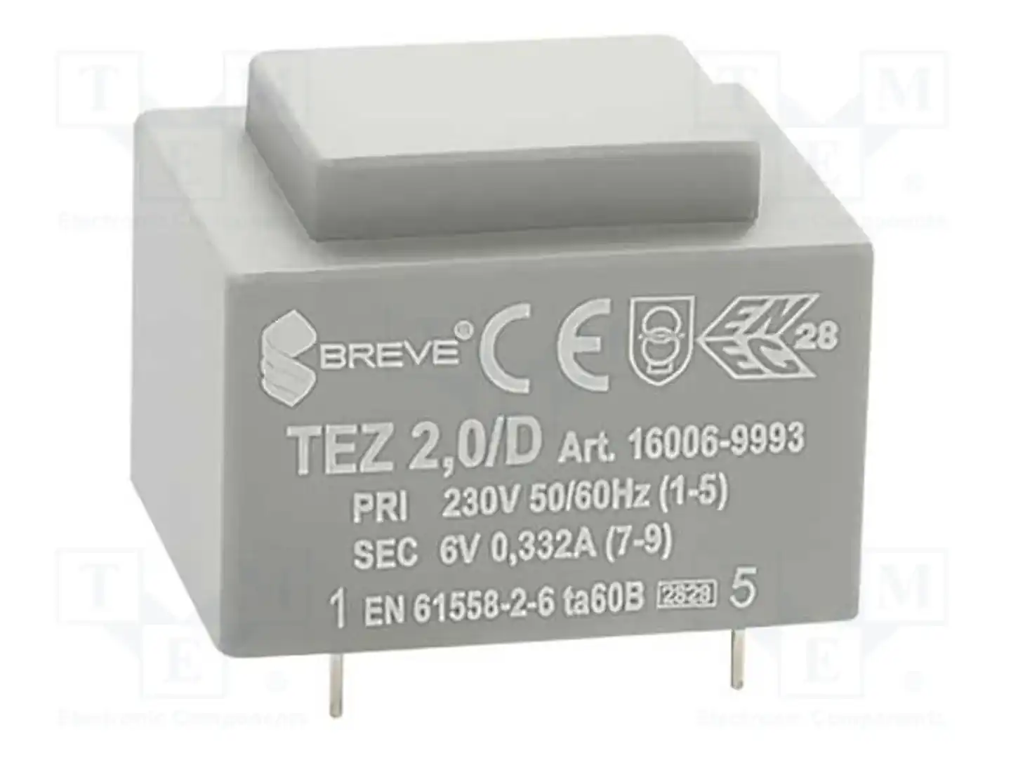 BREVE TUFVASSONS 16006-9993 — Трансформаторы PCB