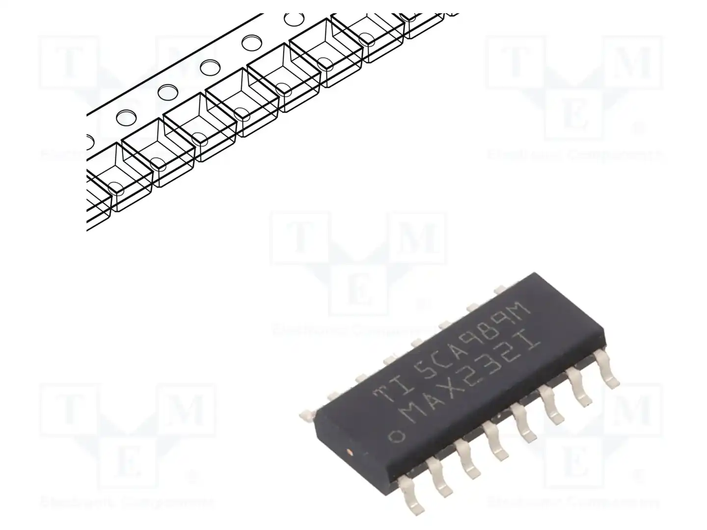 Texas Instruments MAX232IDR — Микросхемы - RS232 / RS422 / RS485