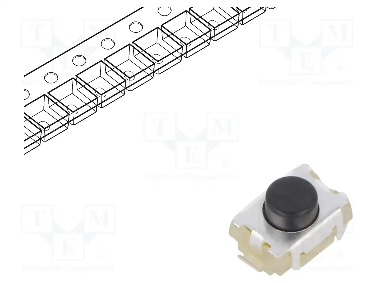 C&K PTS820J25MSMTR LFS — Микропереключатели TACT