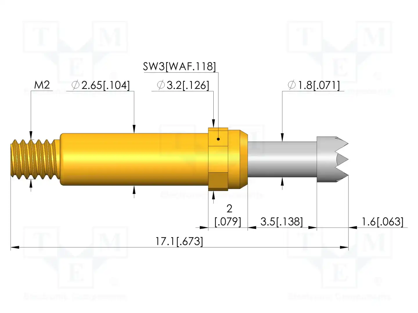 INGUN GKS-913 306 230 R 1502 MC — Измерительные щупы