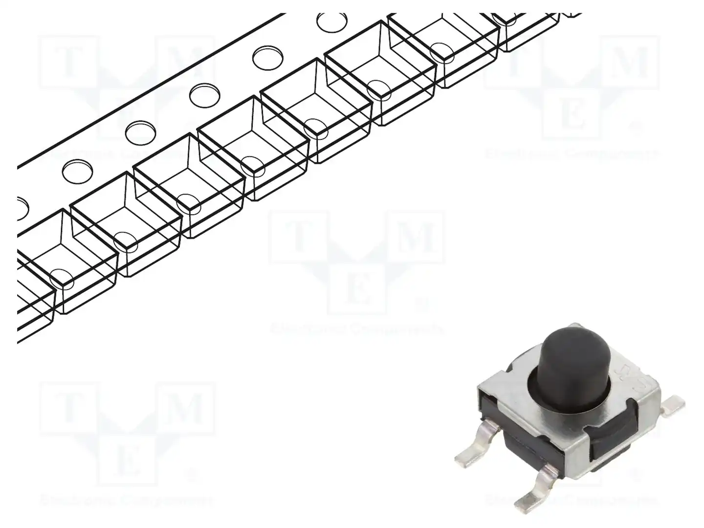 C&K KT11B2SM34 LFS — Микропереключатели TACT