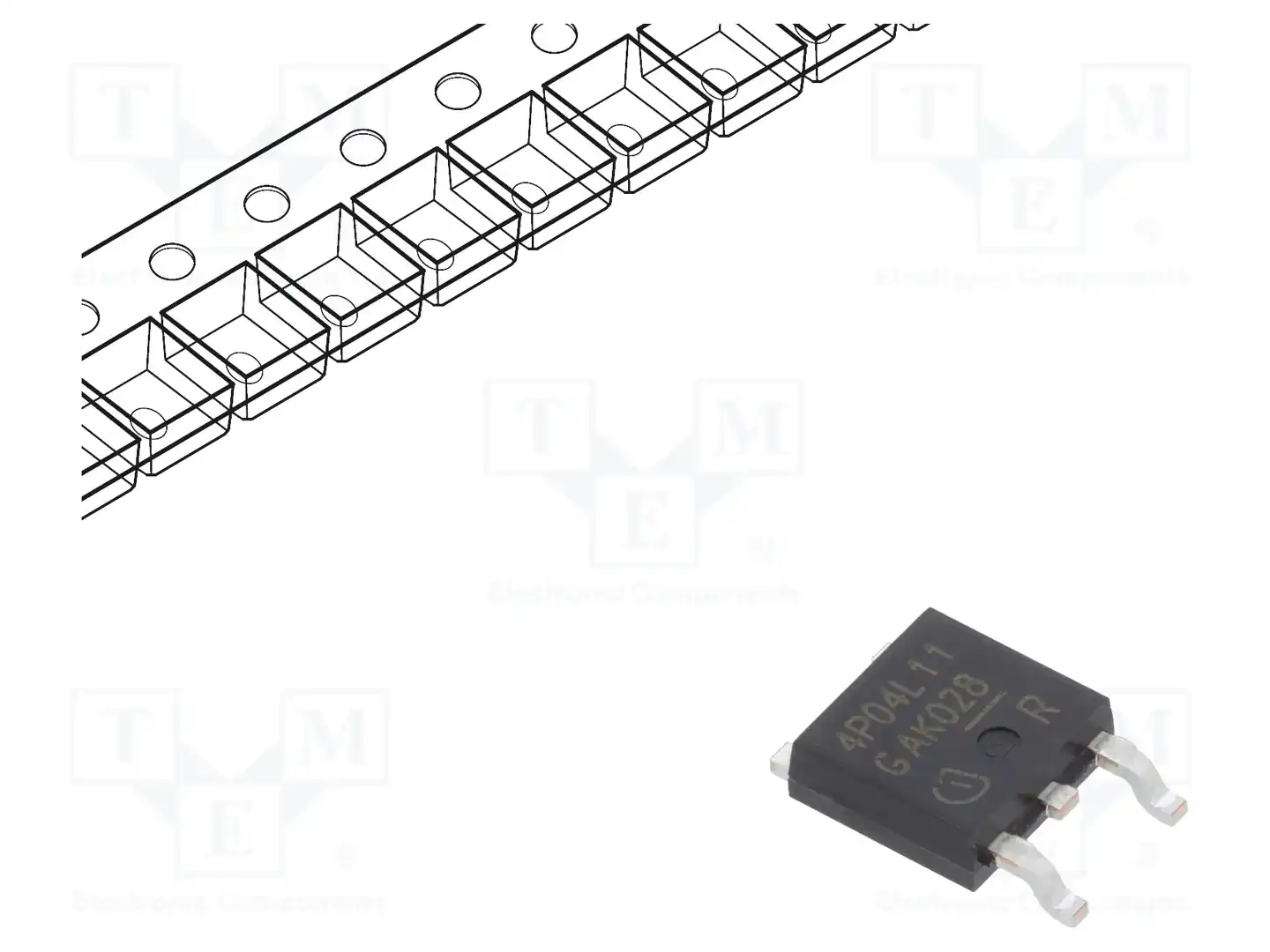 Infineon Technologies IPD50P04P4L11ATMA2 — Транзисторы с каналом P SMD