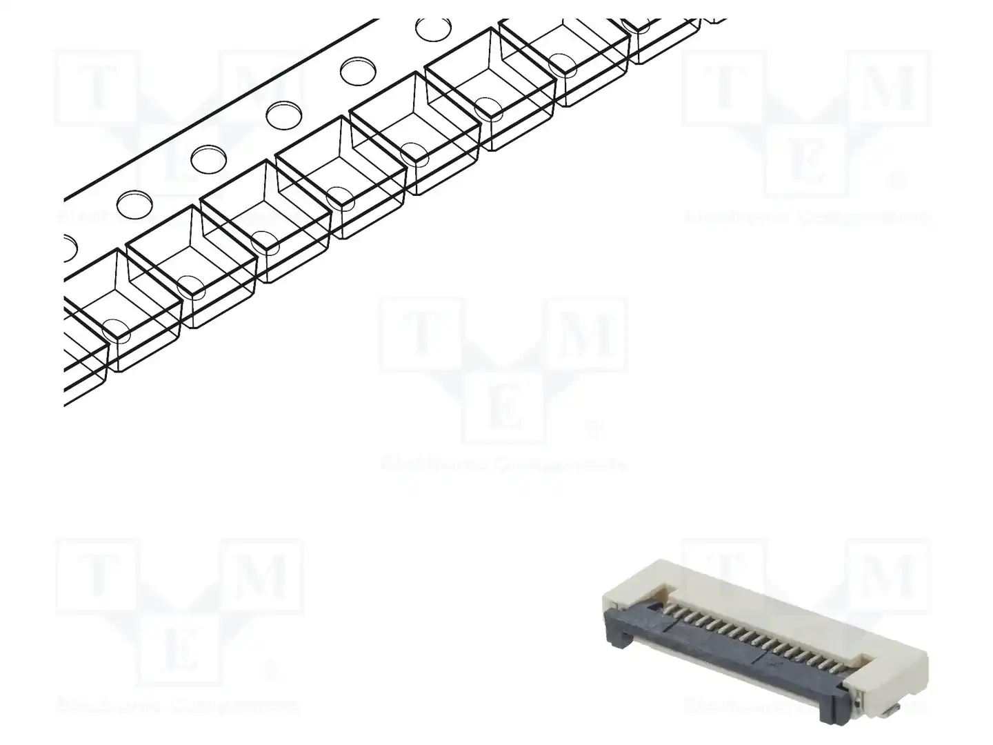 CONNFLY DS1020-12-16VBT1A-R — Разъeмы FFC/FPC растр 0,5мм