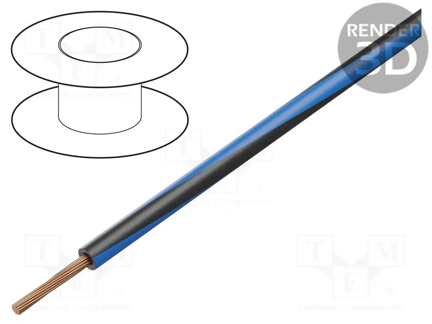 BQ CABLE LGY2.5-BK/BL — Провода одножильные - тросик