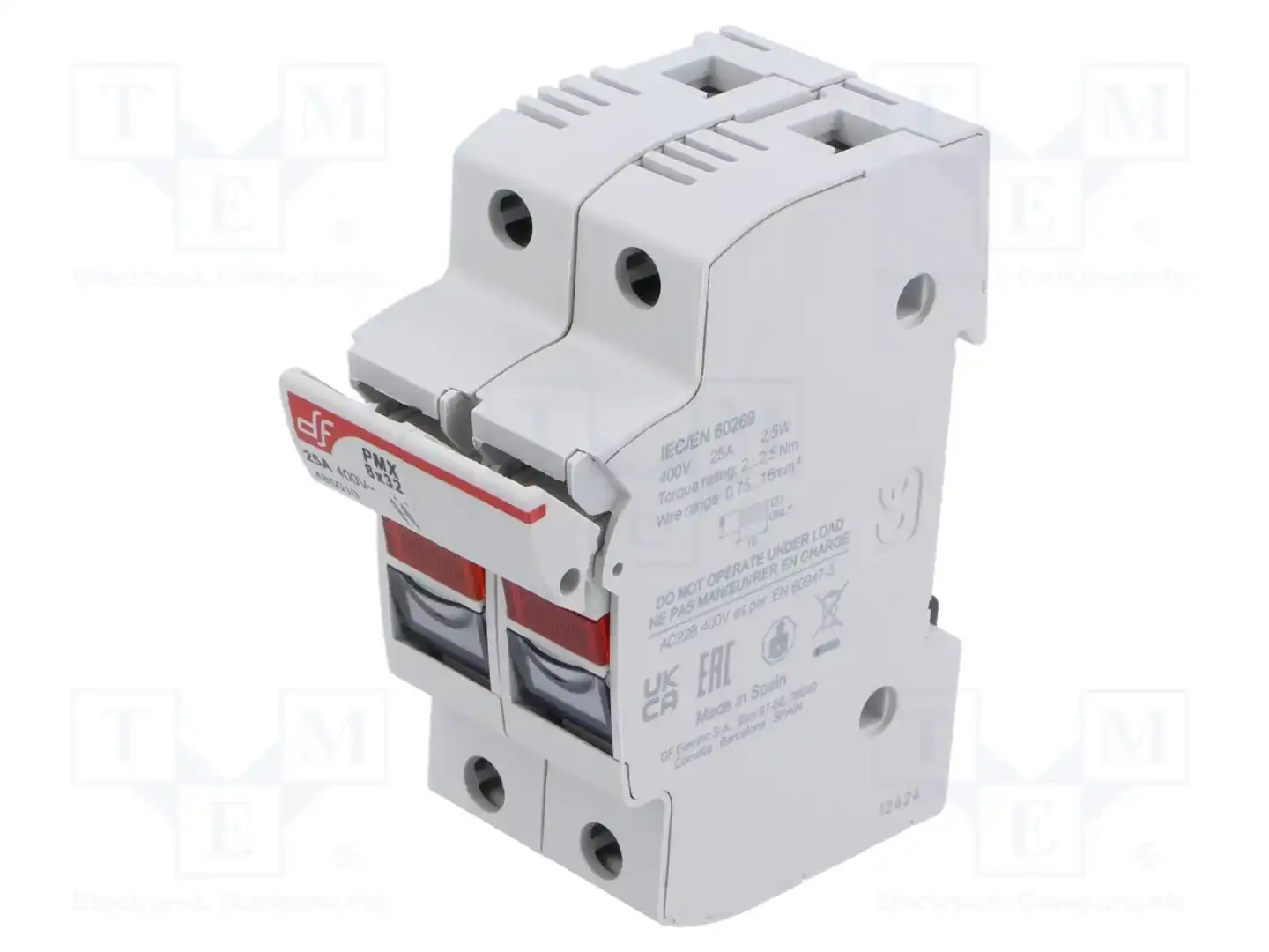 DF ELECTRIC 485010 — Гнезда предохранительные на DIN-рейку