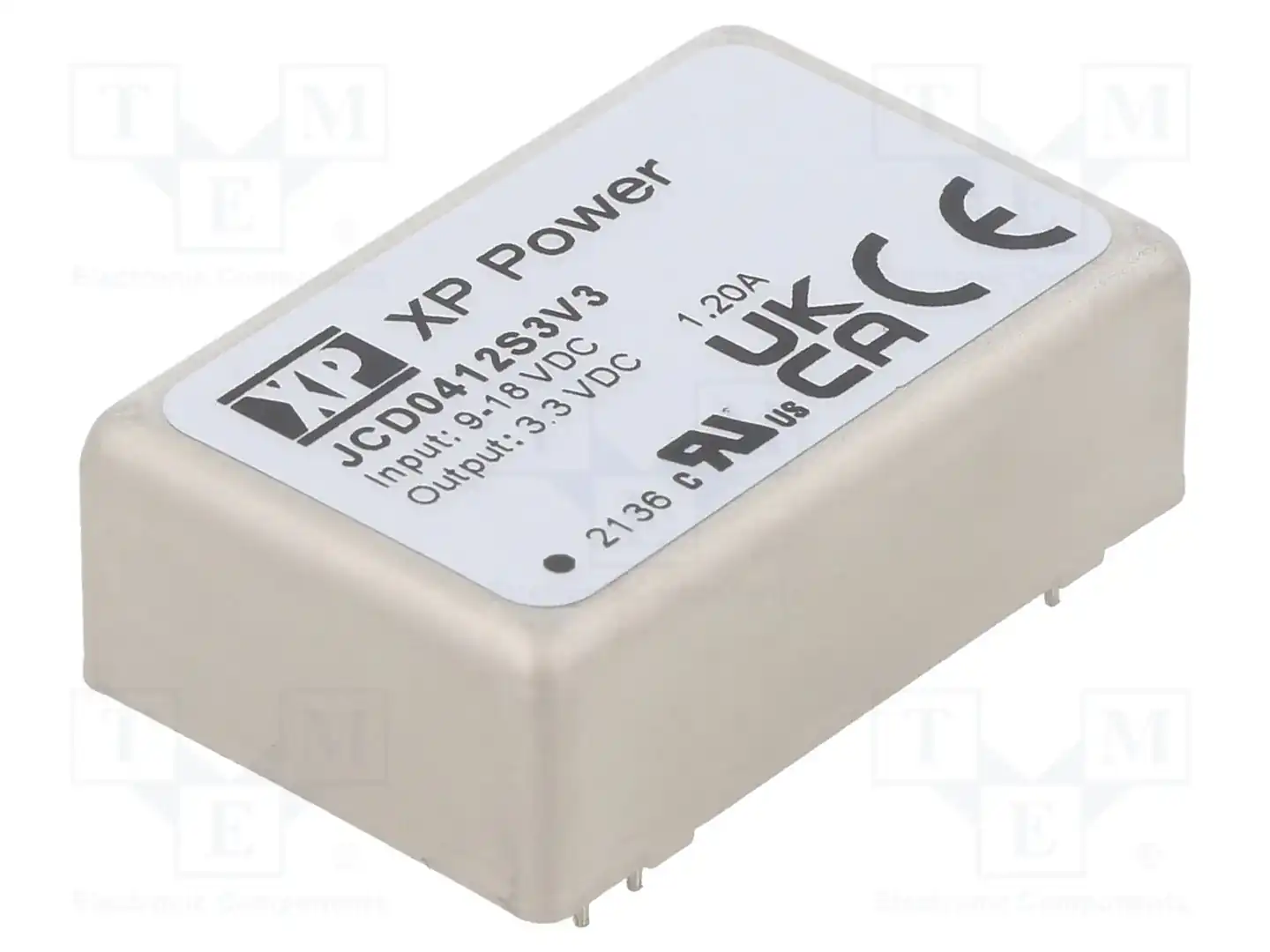 XP POWER JCD0412S3V3 — Преобразователи DC/DC