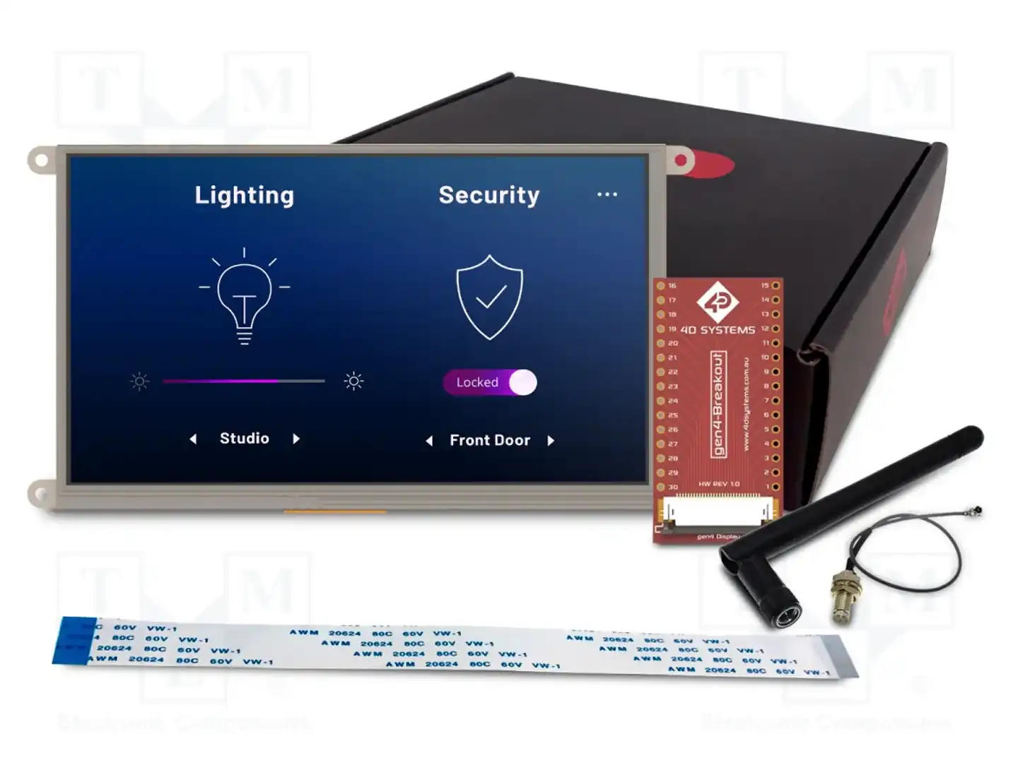 4D Systems ESP32-90T — Интеллигентные дисплеи