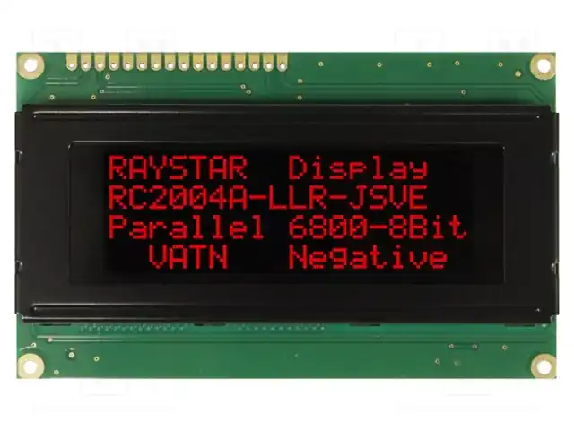 RAYSTAR OPTRONICS RC2004A-LLR-JSVE — Дисплеи LCD буквенно-цифровые