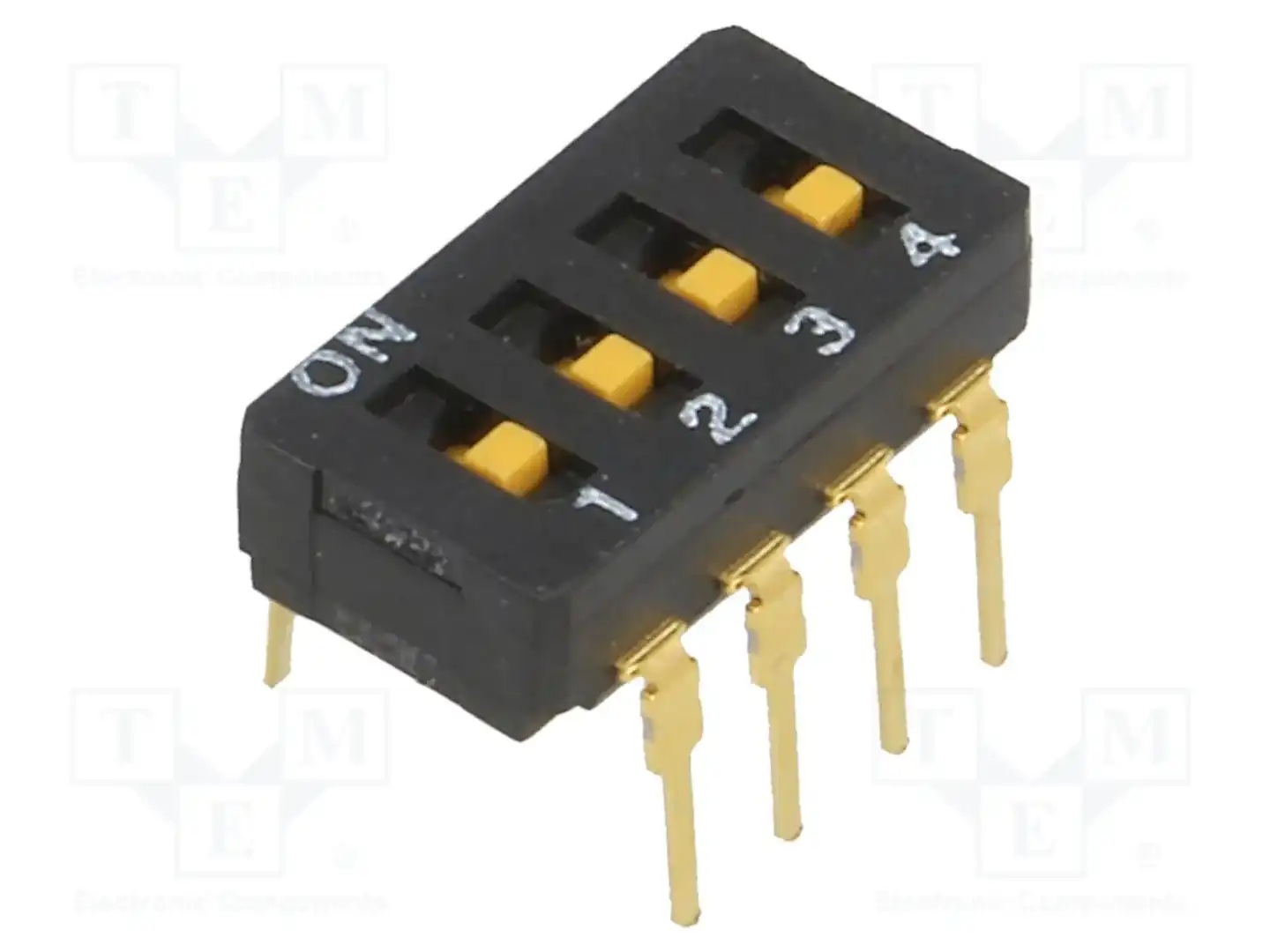 OMRON Electronic Components A6D-4100 — Переключатели типа Dip-Switch