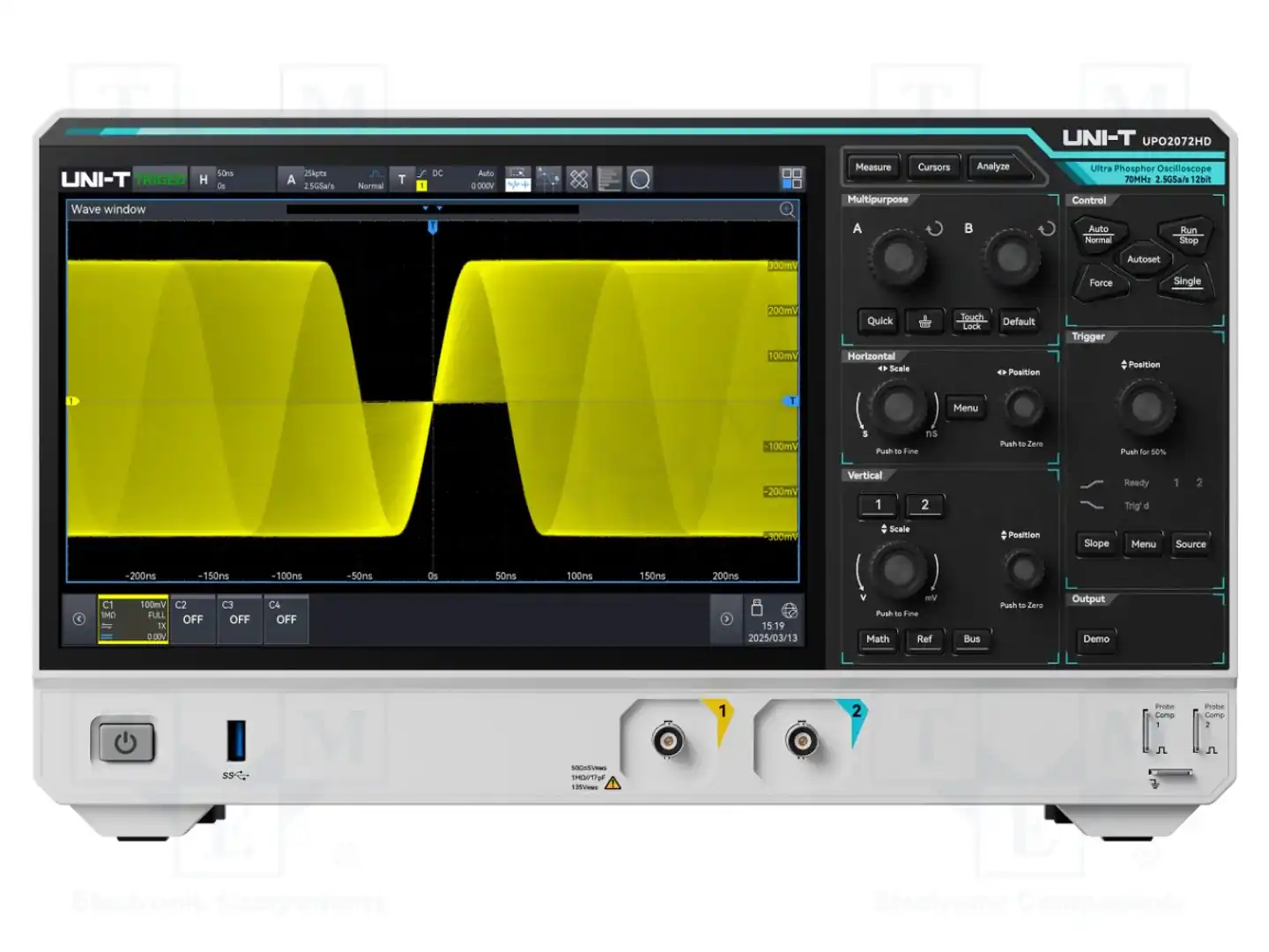 UNI-T UPO2072HD — Осциллоскопы цифровые