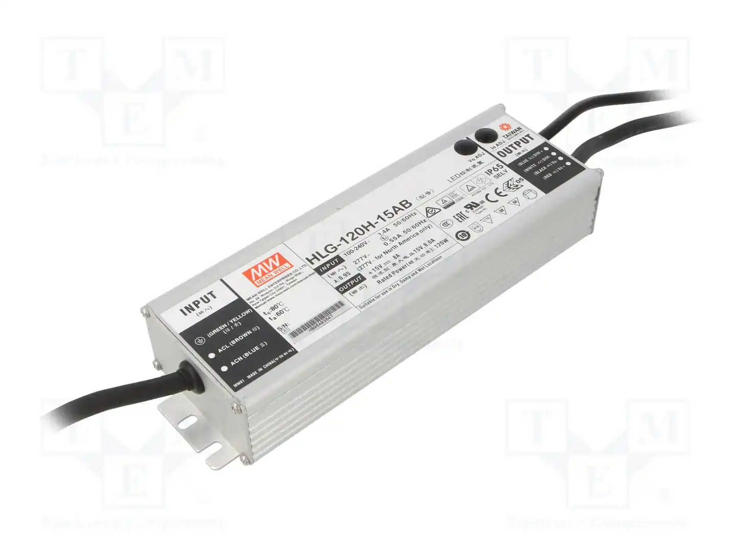 MEAN WELL HLG-120H-15AB — Блоки питания для LED