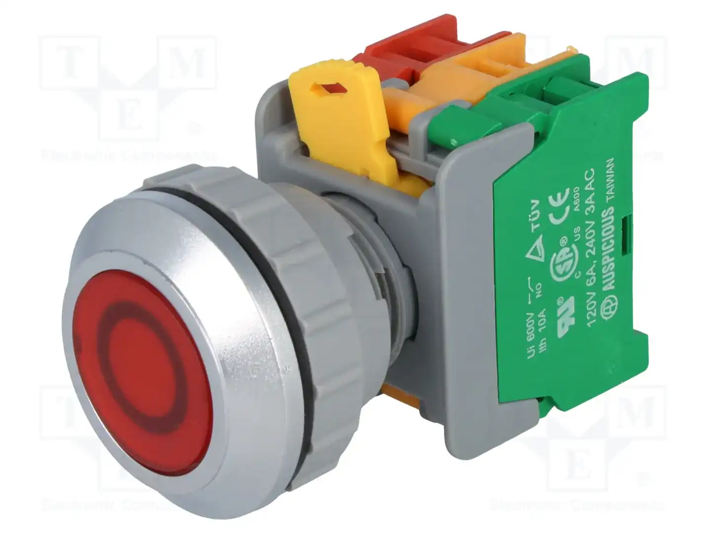 AUSPICIOUS PFL30-1O/C R, W/O LAMP — Переключатели панельные стандартные 30мм