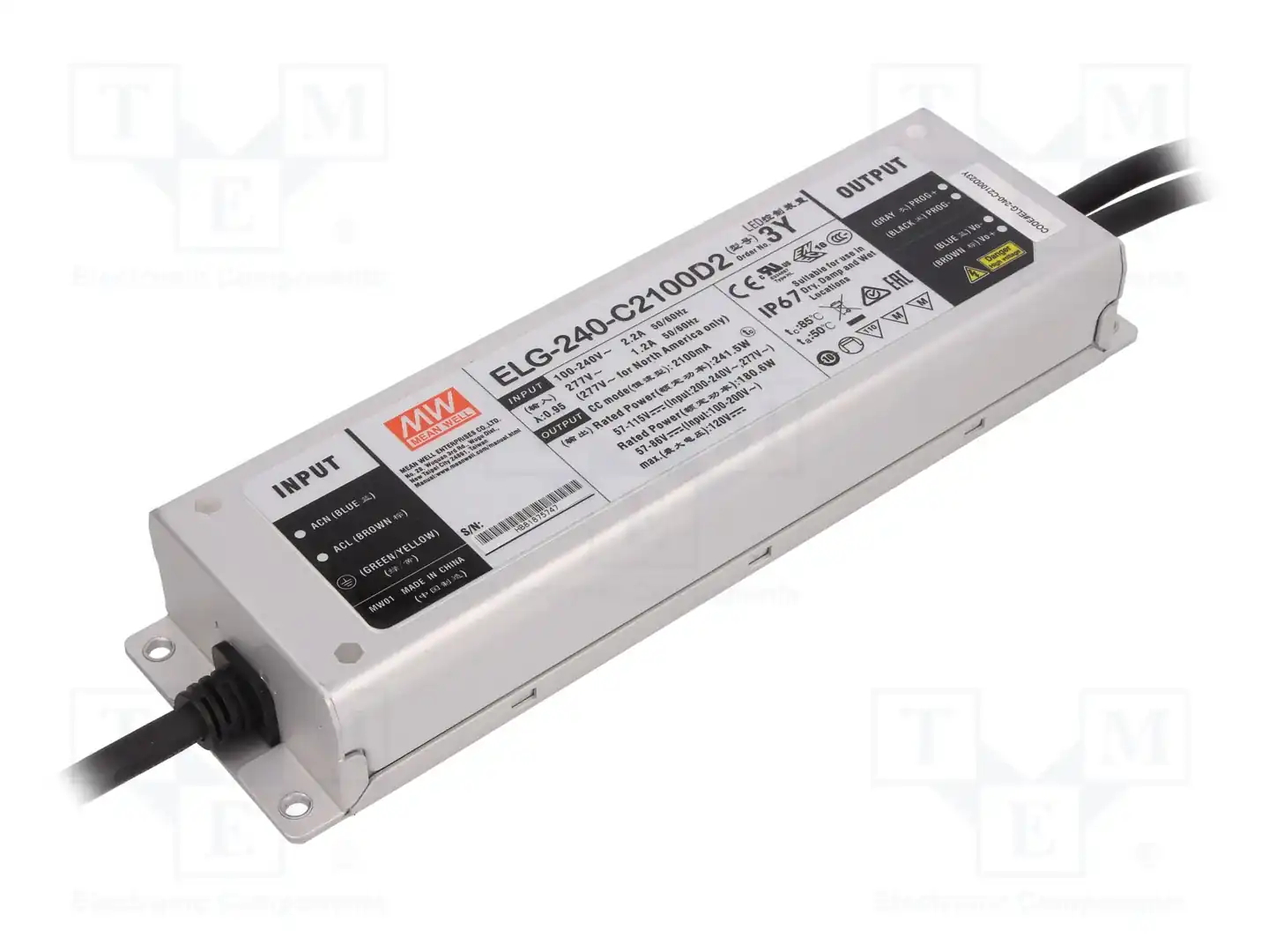 MEAN WELL ELG-240-C2100D23Y — Блоки питания для LED