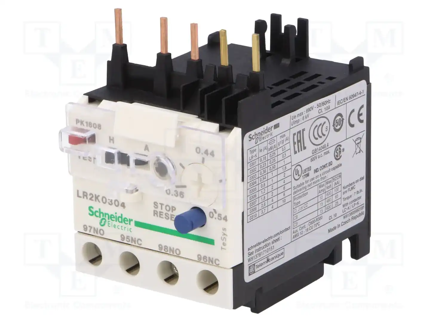 SCHNEIDER ELECTRIC LR2K0304 — Контакторы - дополнительное оборудование