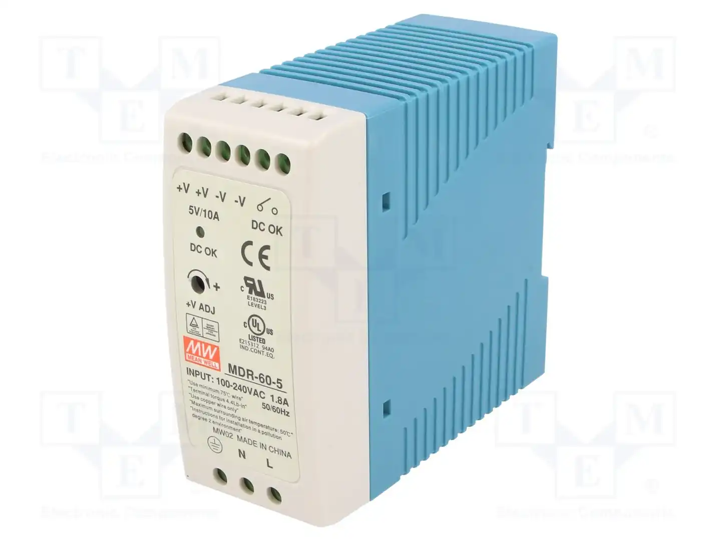 MEAN WELL MDR-60-5 — Блоки питания на DIN-рейку