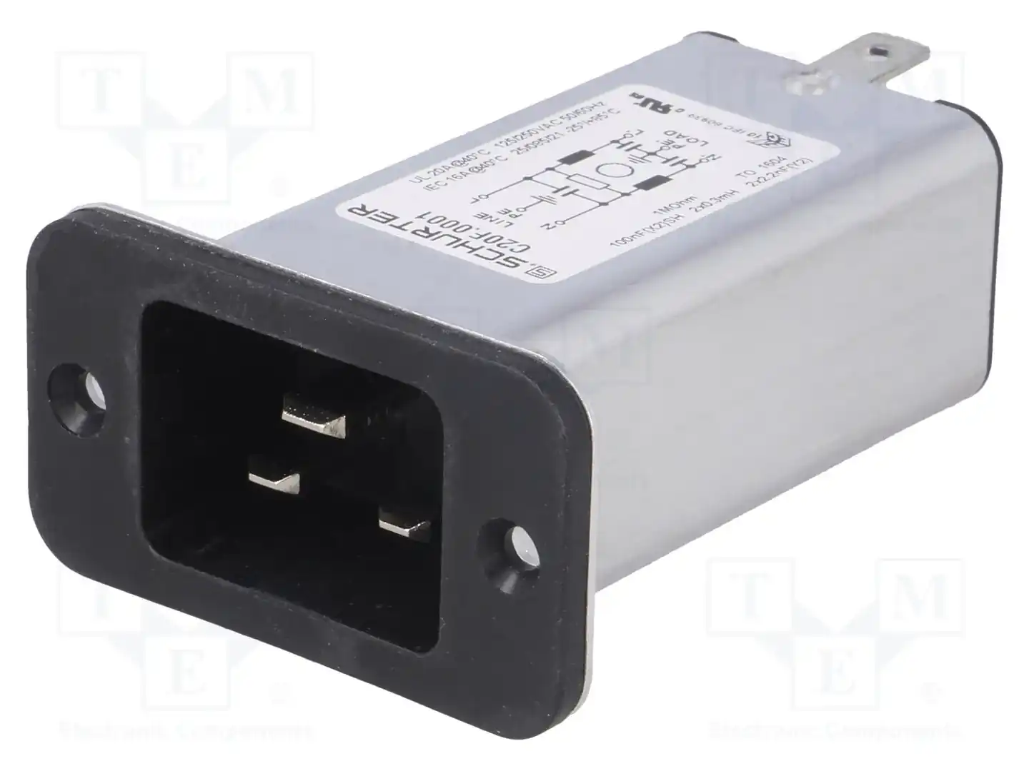 SCHURTER C20F.0001 — Разъемы IEC 60320