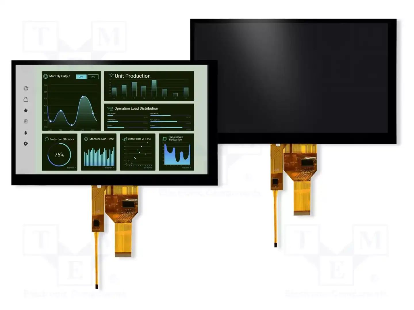 4D LCD 4DLCD-70-800-480-CT-NM-500-R — Дисплеи TFT