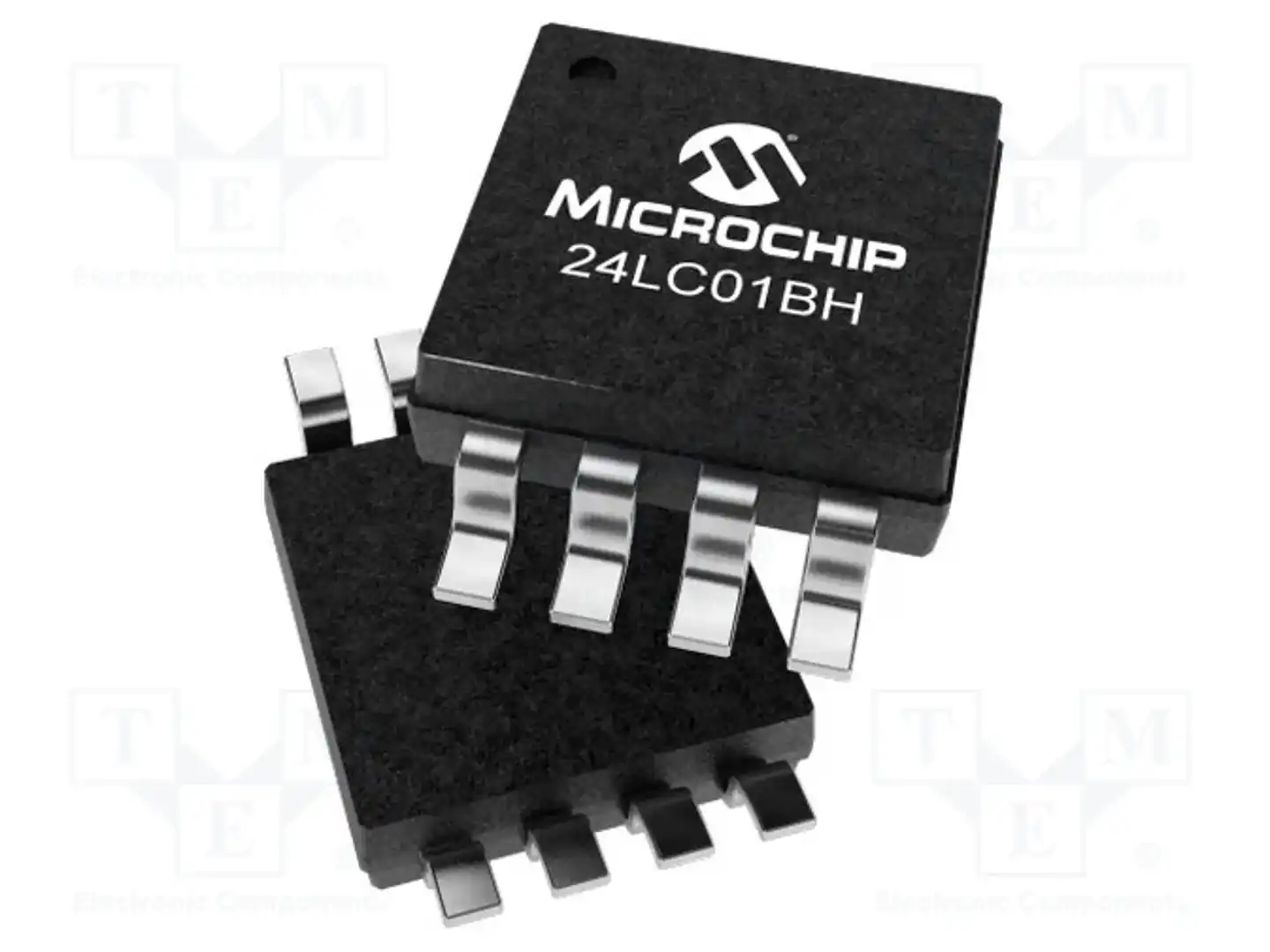 Microchip Technology 24LC01BHT-I/MS — Памяти EEPROM последовательные