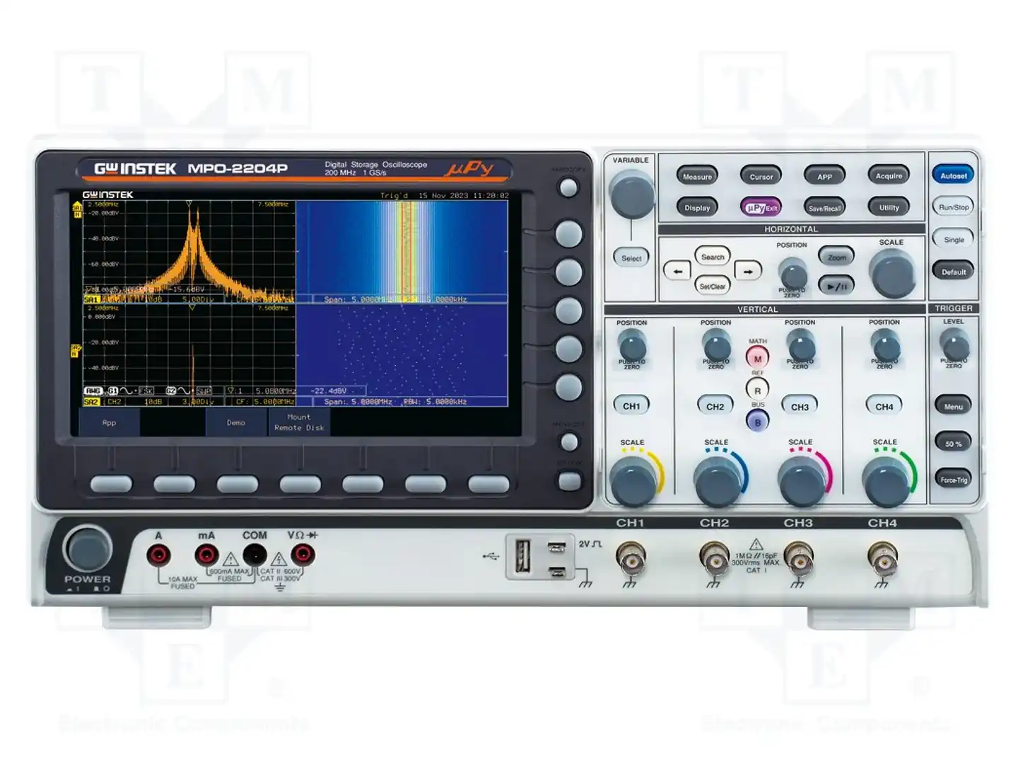 GW INSTEK MPO-2204P — Осциллоскопы цифровые
