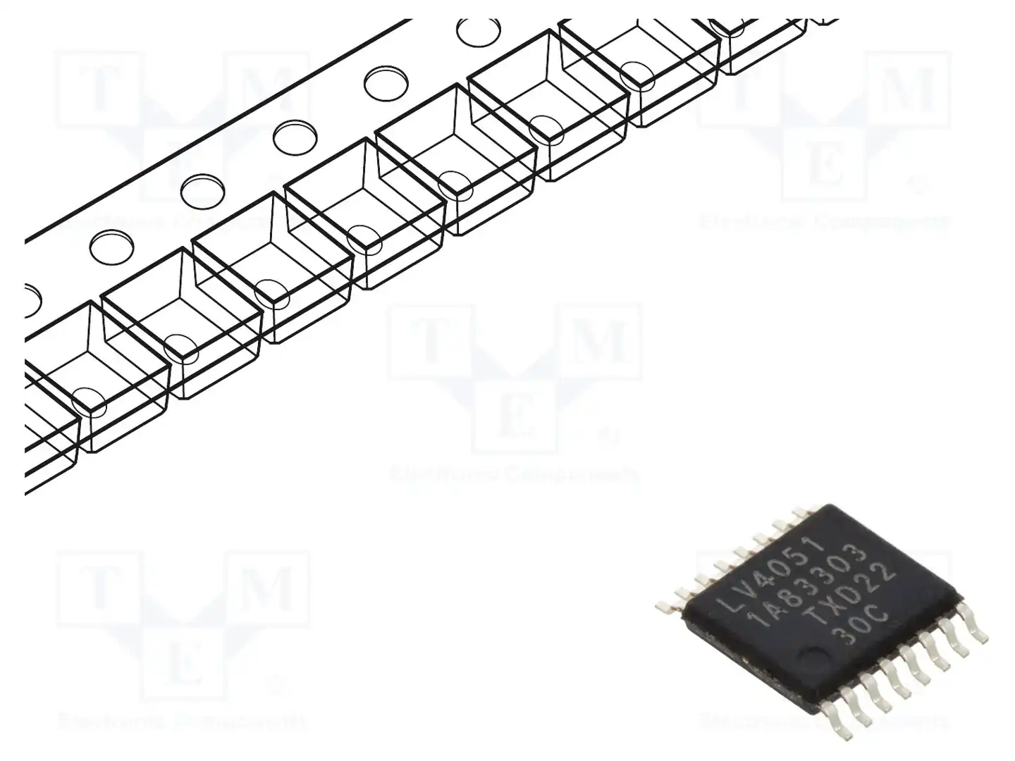 NEXPERIA 74LV4051PW,118 — Декодеры, мультиплексоры, переключатели