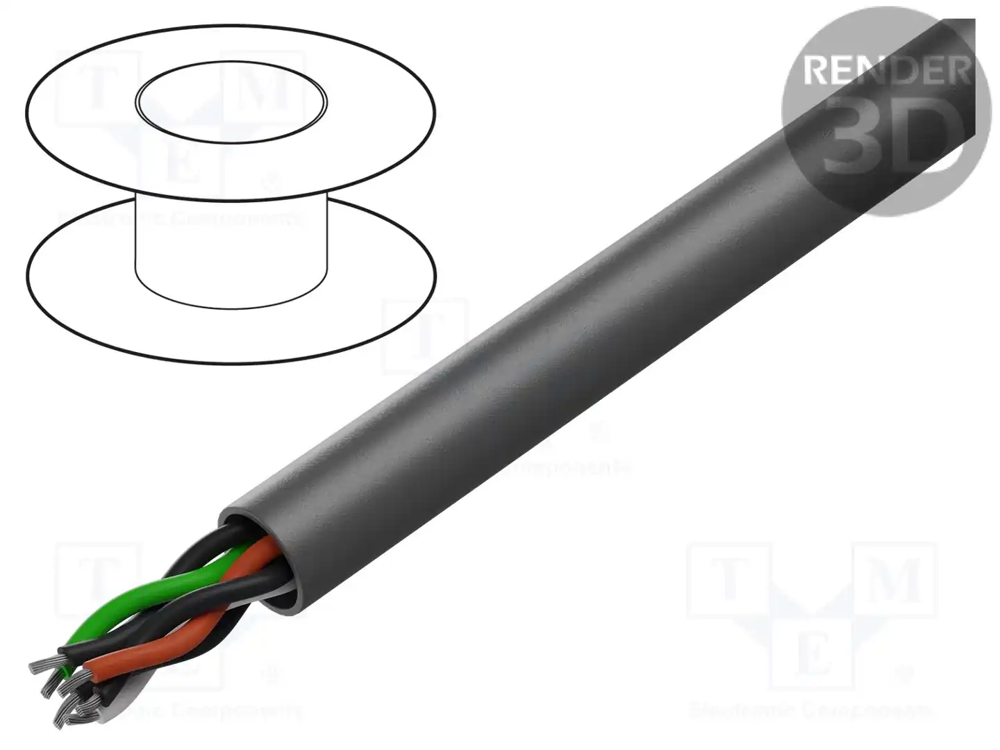 ALPHA WIRE 1132C SL005 — Провода многожильные неекранированные
