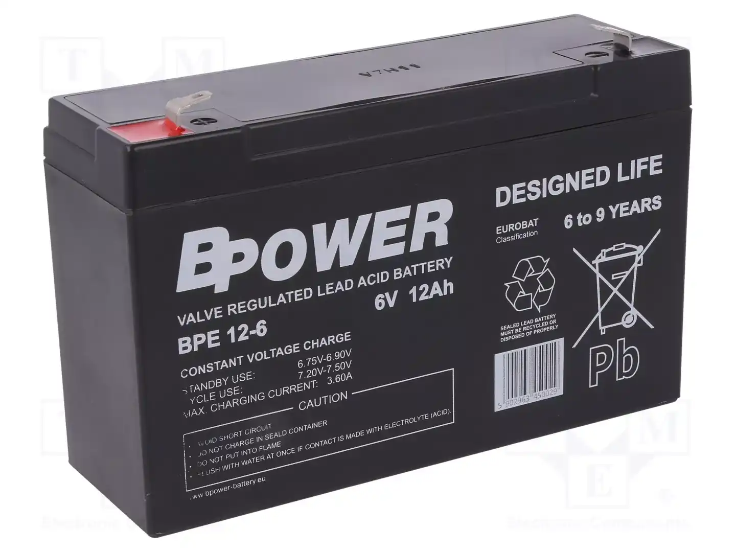 BPOWER BPE 12-6 — Аккумуляторы кислотные
