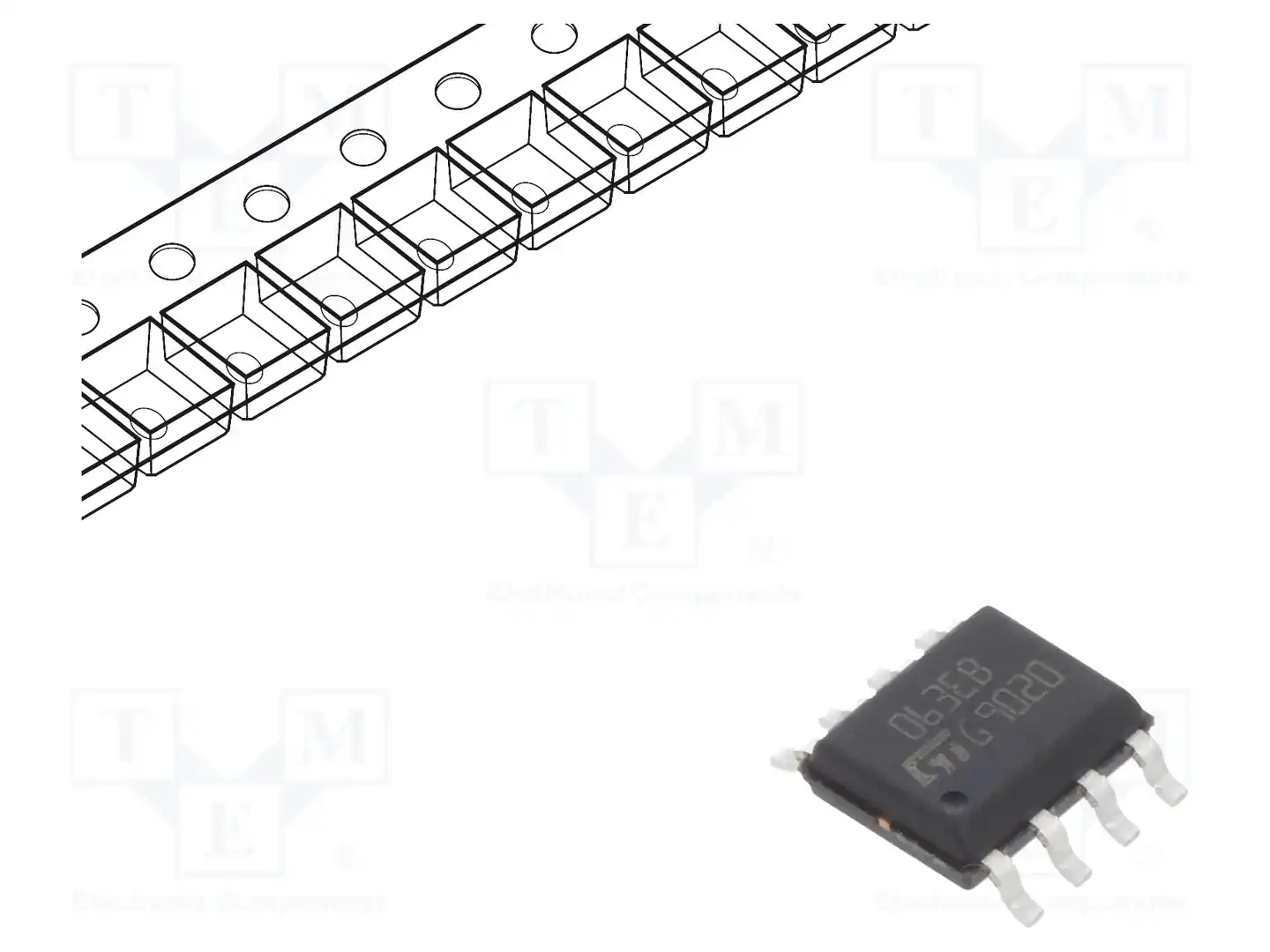STMicroelectronics MC34063EBD-TR — Регуляторы напряжения - микросхемы DC/DC