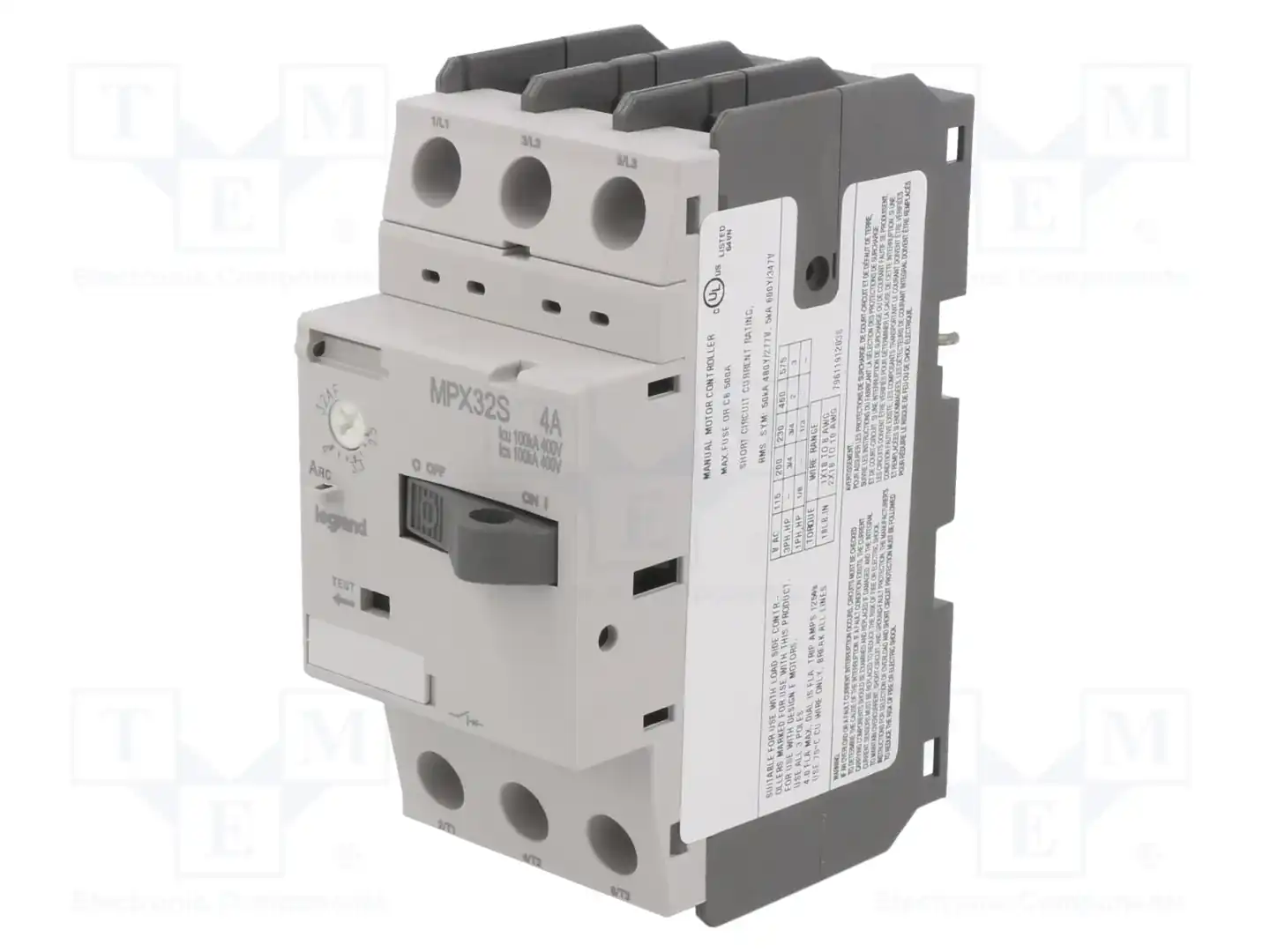LEGRAND MPX3 32S 2.5-4.0A — Выключатели двигательные