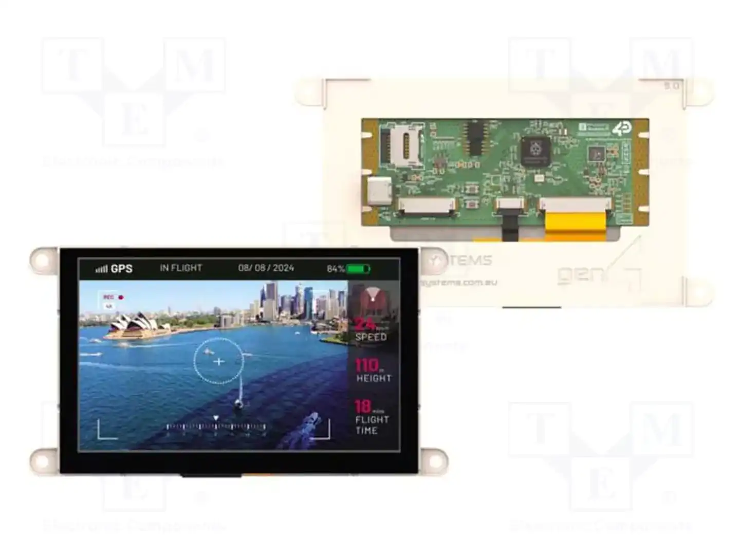 4D Systems GEN4-RP2350-50CT — Интеллигентные дисплеи