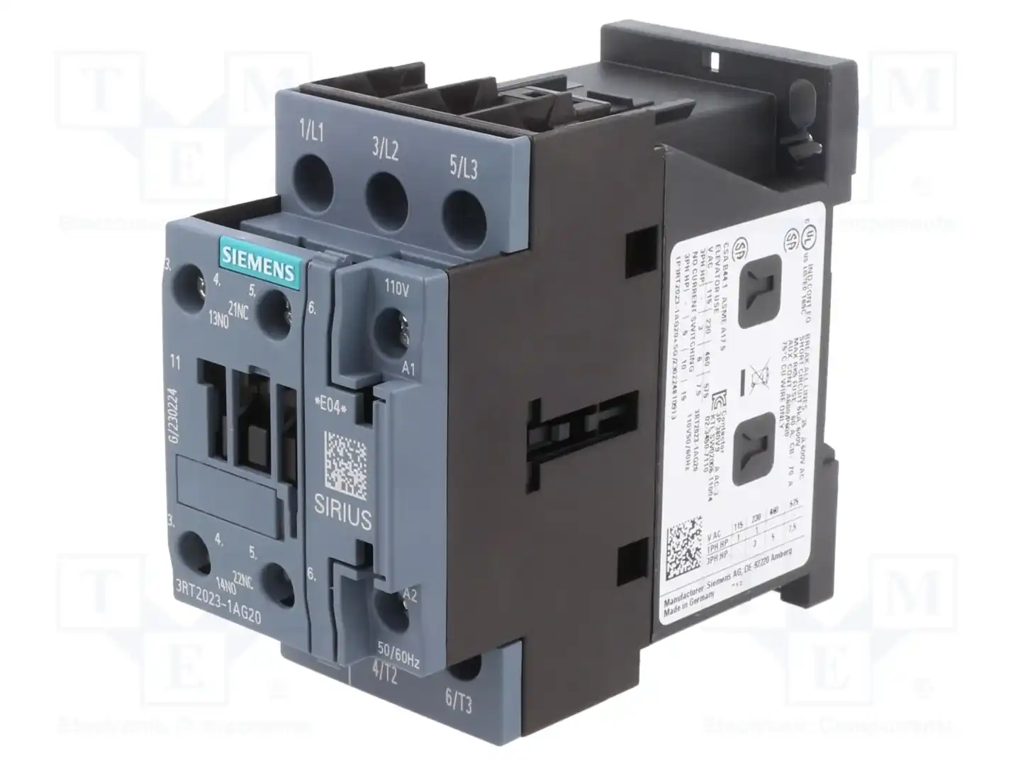 SIEMENS 3RT2023-1AG20 — Контакторы - главные модули