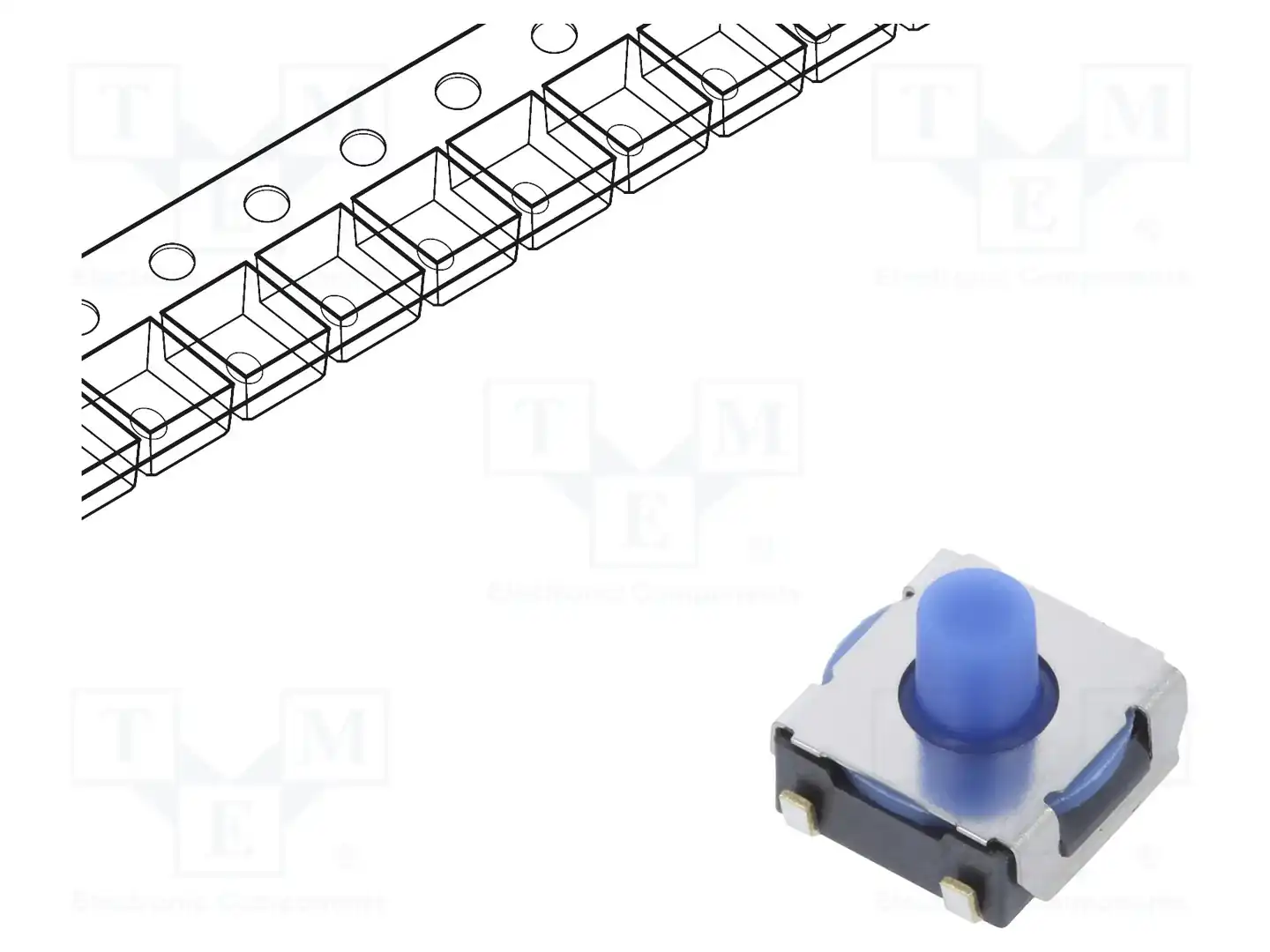 OMRON Electronic Components B3SL1025P — Микропереключатели TACT