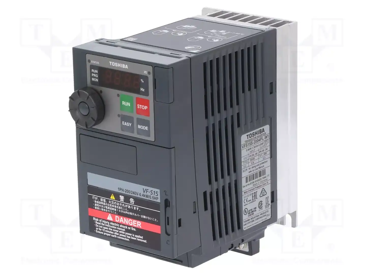 TOSHIBA VFS15S-2004PL-W1 — Однофазные инверторы