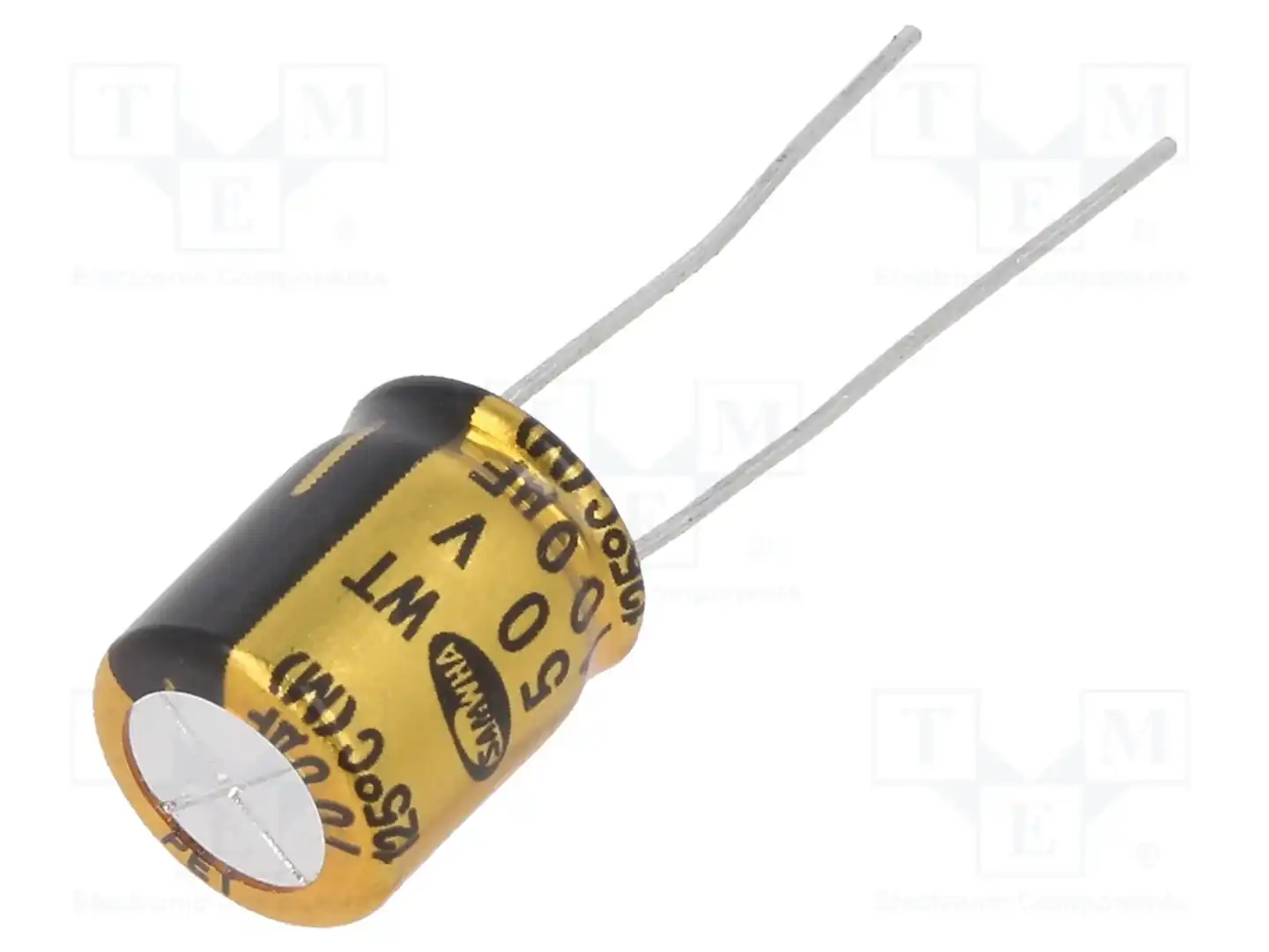 SAMWHA WT1H107M1012MPA — Конденсаторы электролитические THT
