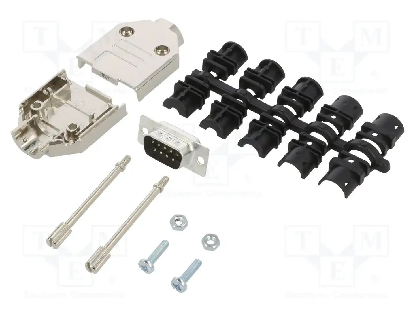 AMPHENOL COMMUNICATIONS SOLUTIONS L17DTPK-M-09+L717SDE09P — Комплектные штекеры D-Sub