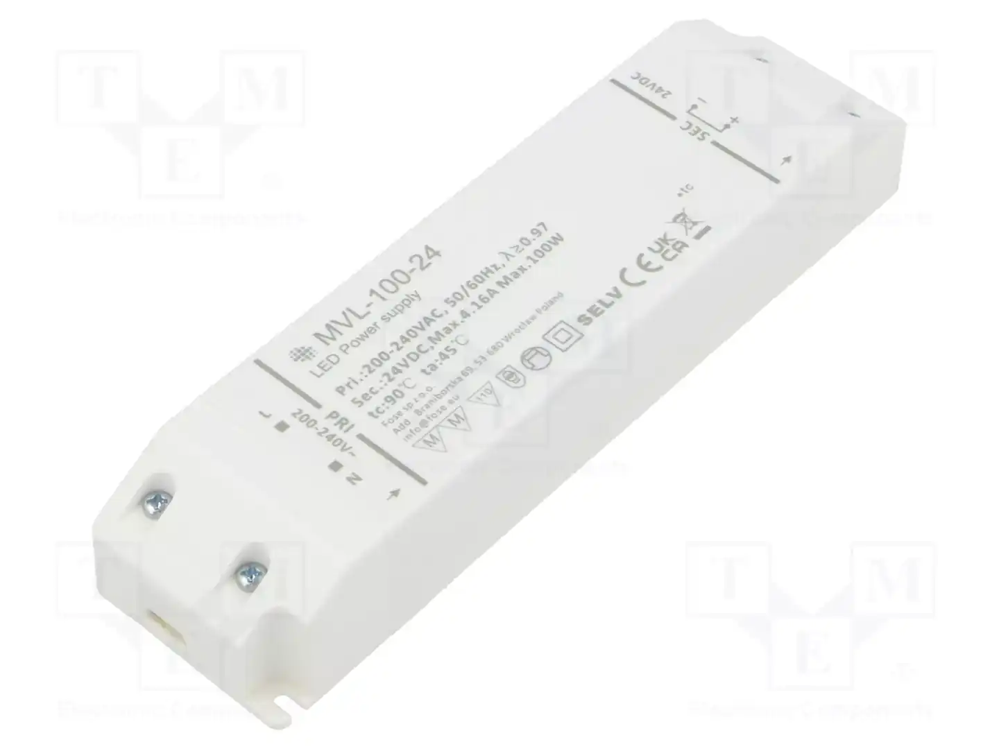 FOSE ZASILACZ 24V 100W IP20 PFC — Блоки питания для LED