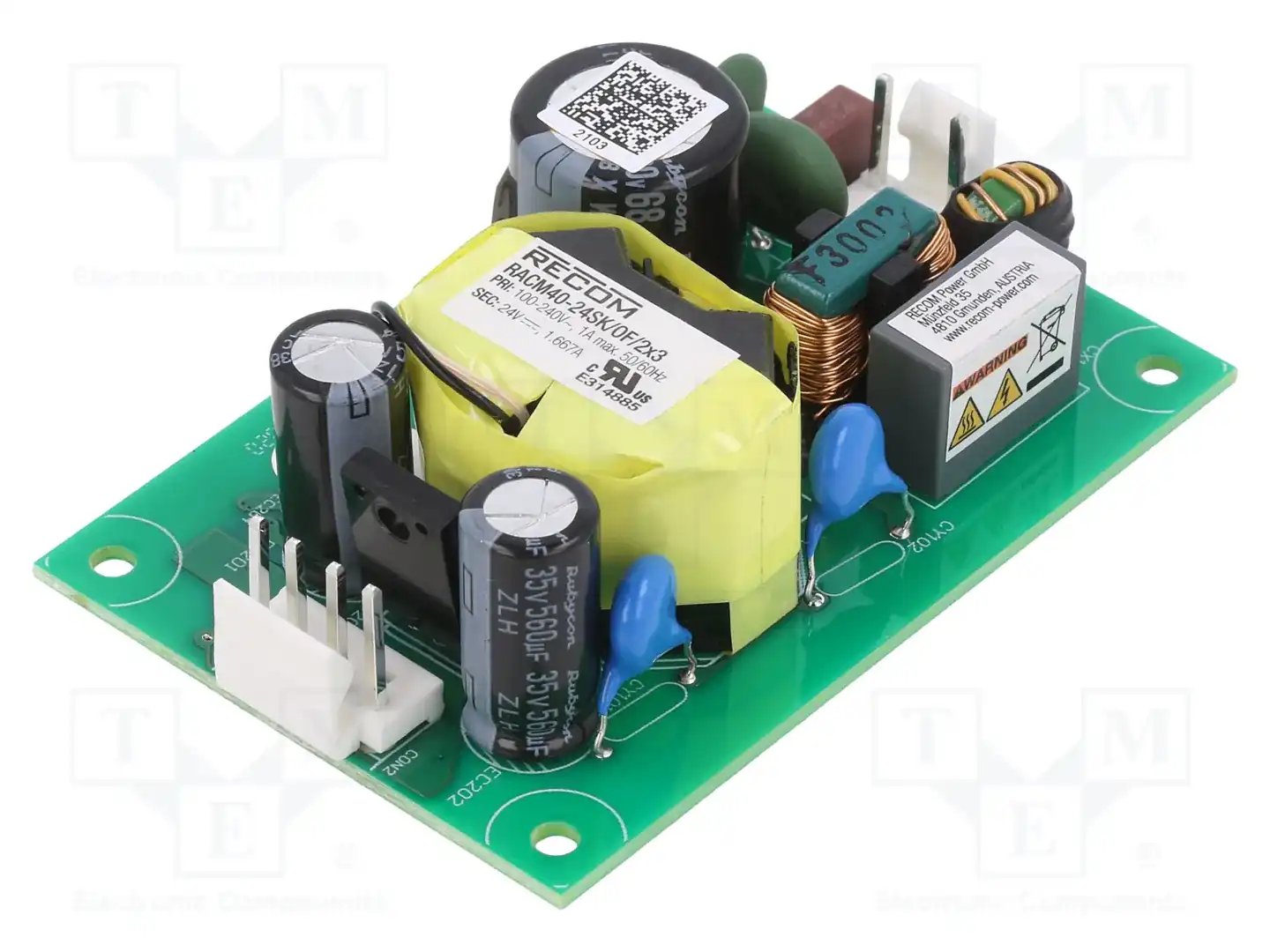 RECOM RACM40-24SK/OF/2X3 — Открытые блоки питания