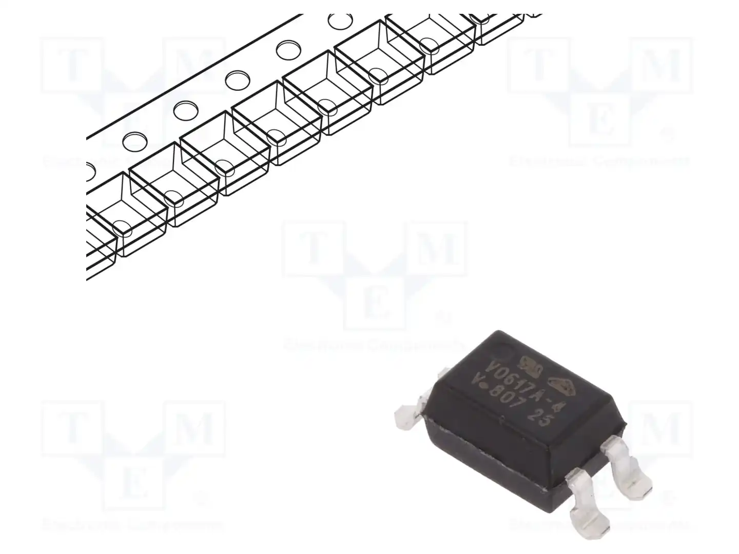VISHAY VO617A-4X017T — Оптроны – аналоговый выход