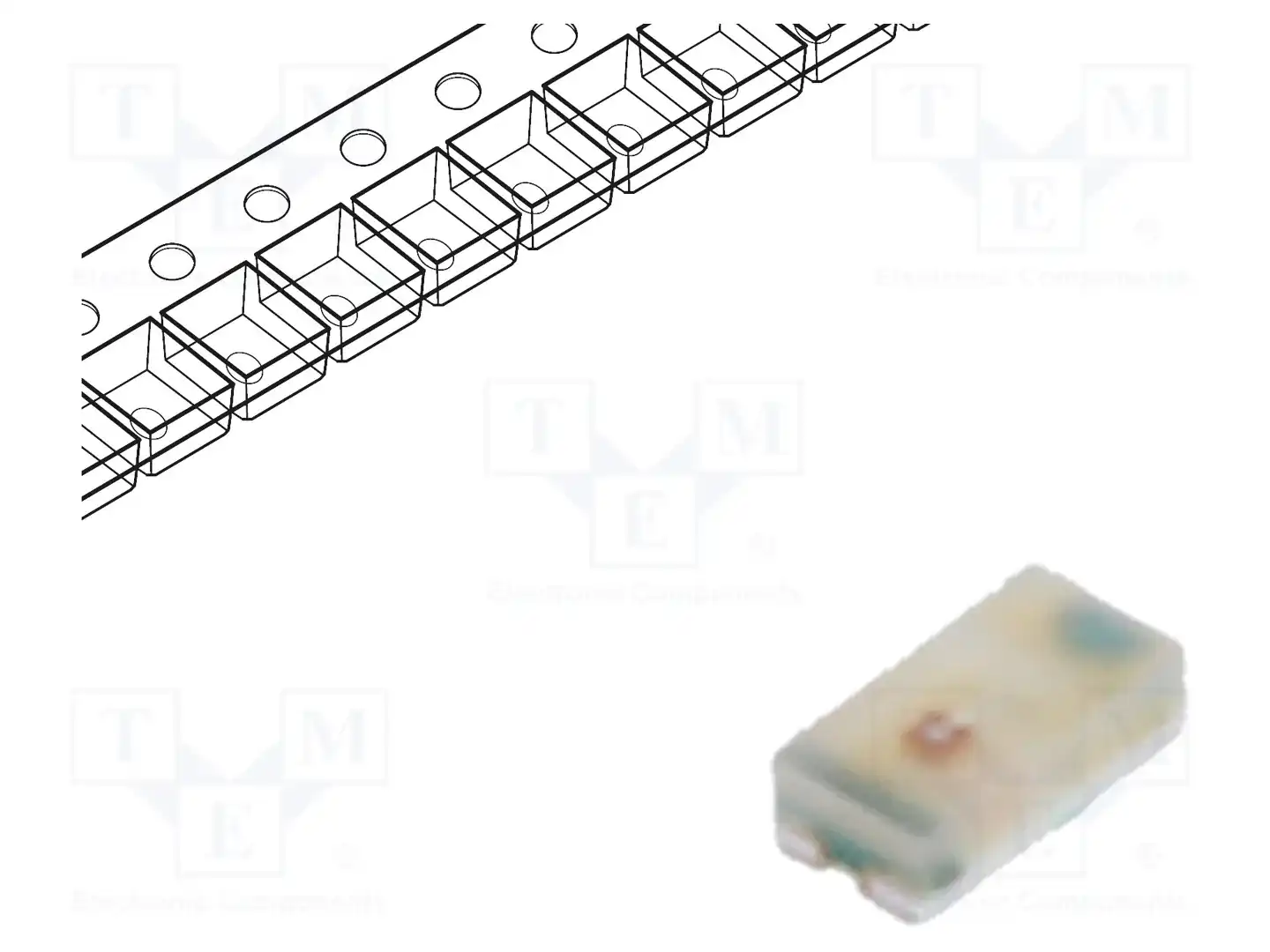 BROADCOM (AVAGO) HSMY-C197 — Светодиоды SMD цветные